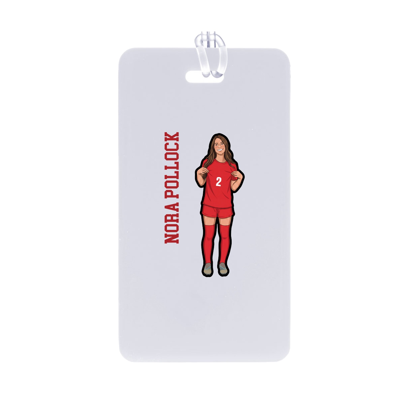 Bag Tag — Name Vertical in Classic