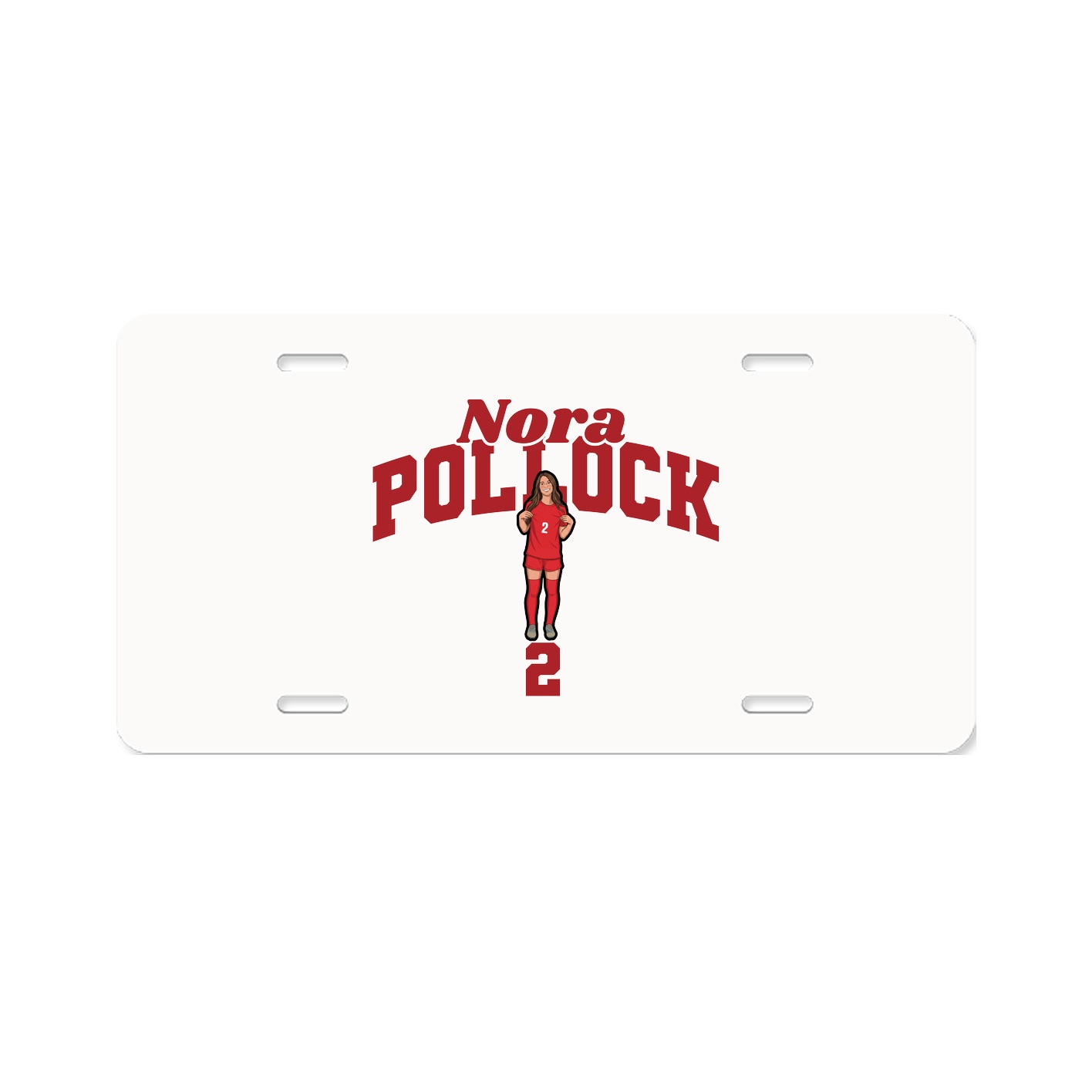 License Plate — Signature Arch in Classic