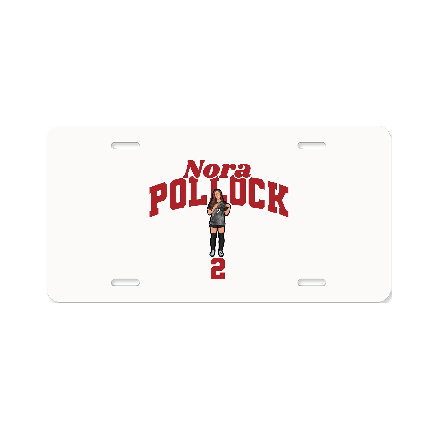 License Plate — Signature Arch in Classic