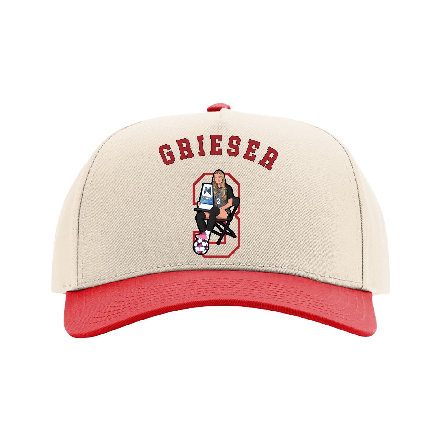 Full Fabric Five-Panel Champ Cap