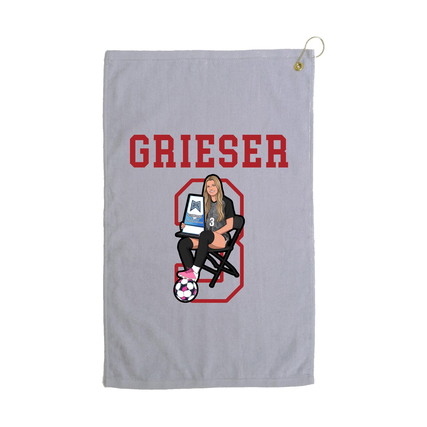 Golf Towel — Shirsey in Grey
