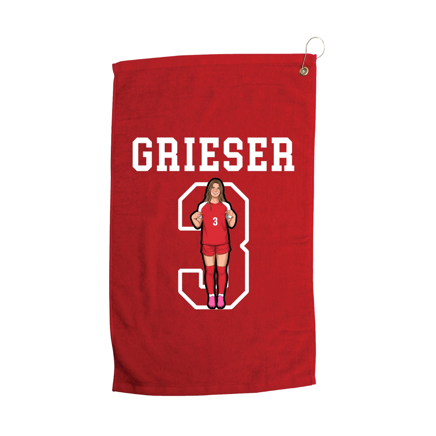 Golf Towel — Shirsey in Red