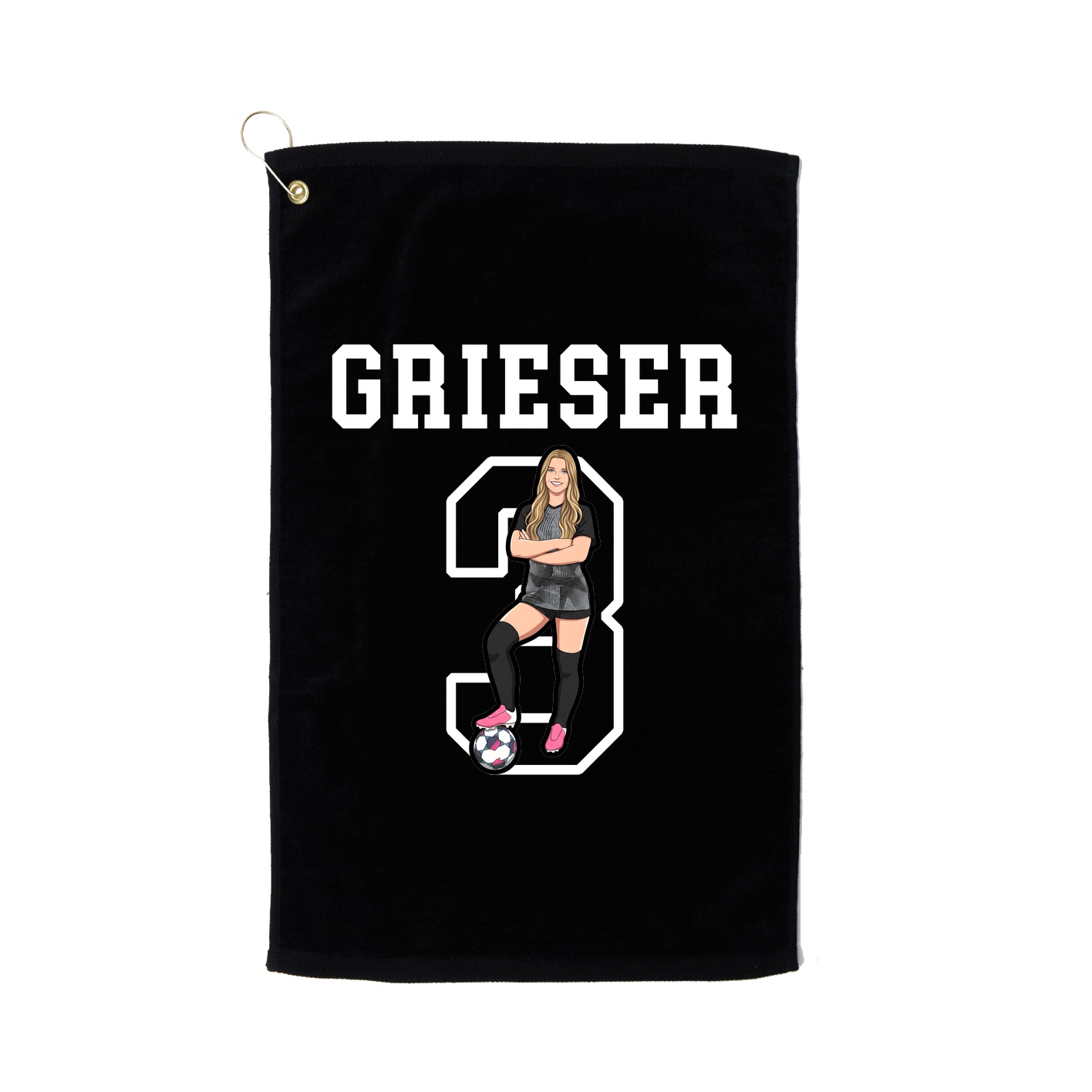 Golf Towel — Shirsey in Black