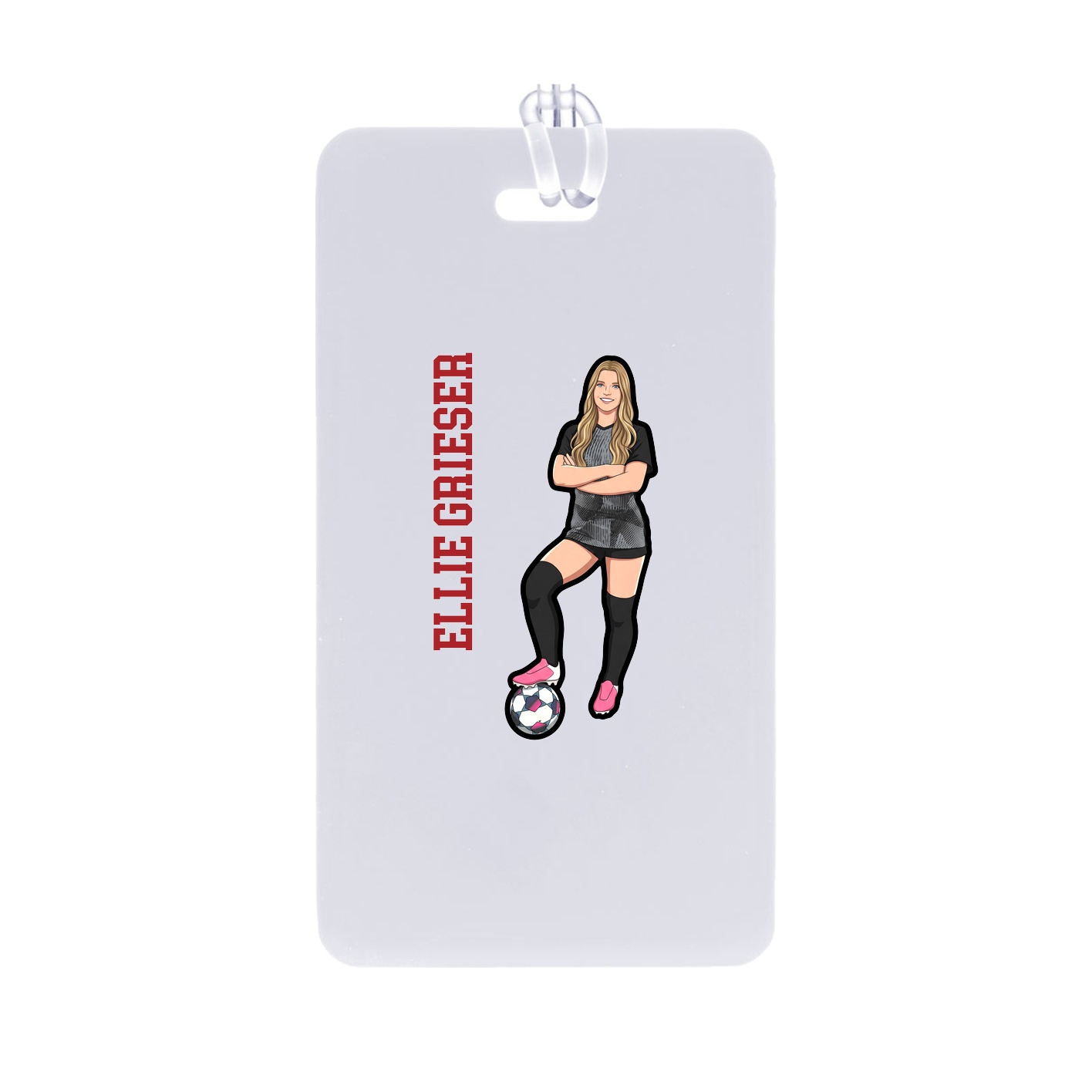 Bag Tag — Name Vertical in Classic