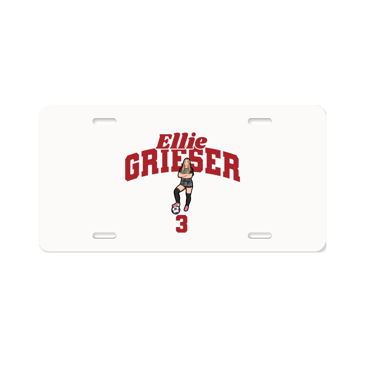 License Plate — Signature Arch in Classic