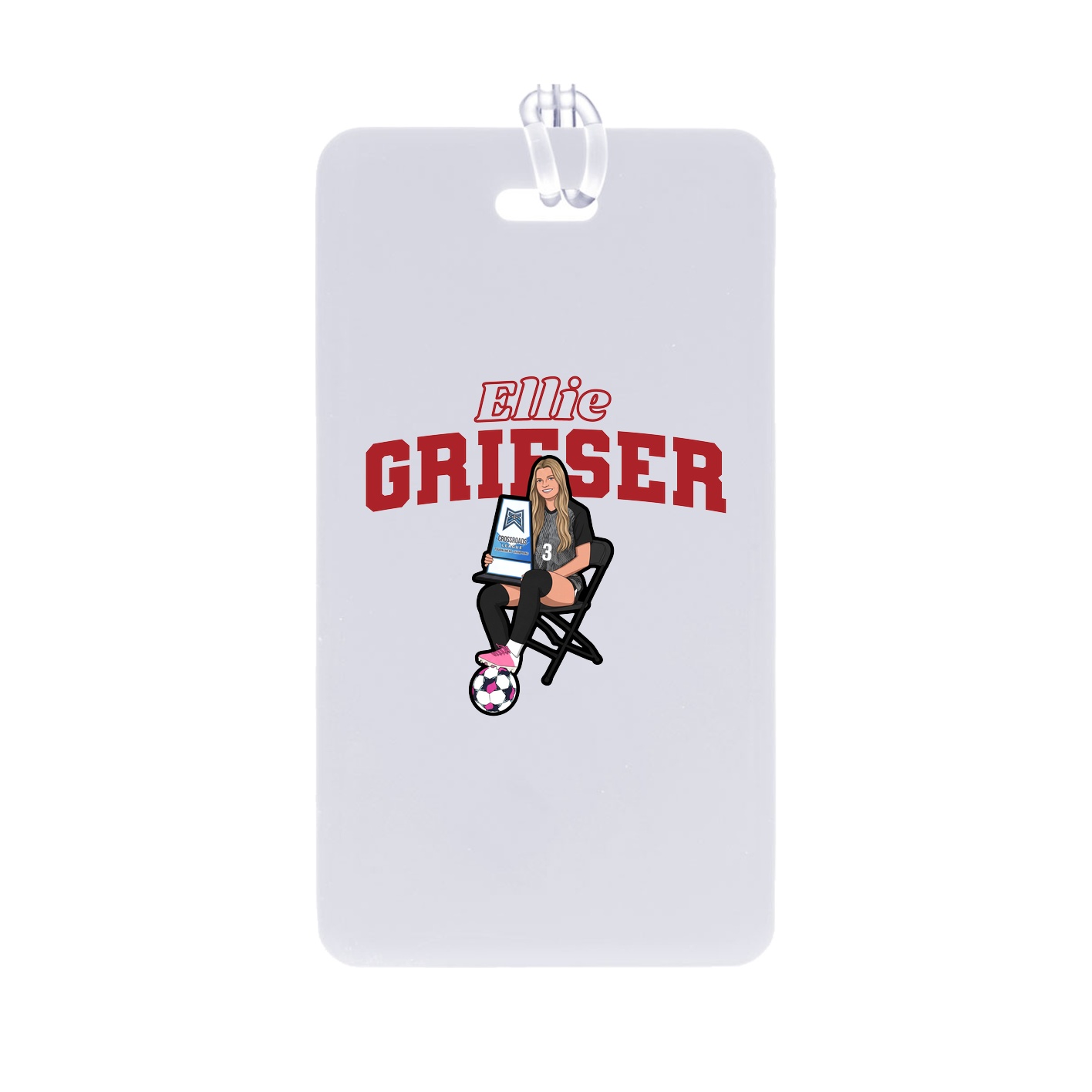 Bag Tag — Name Arch in Classic