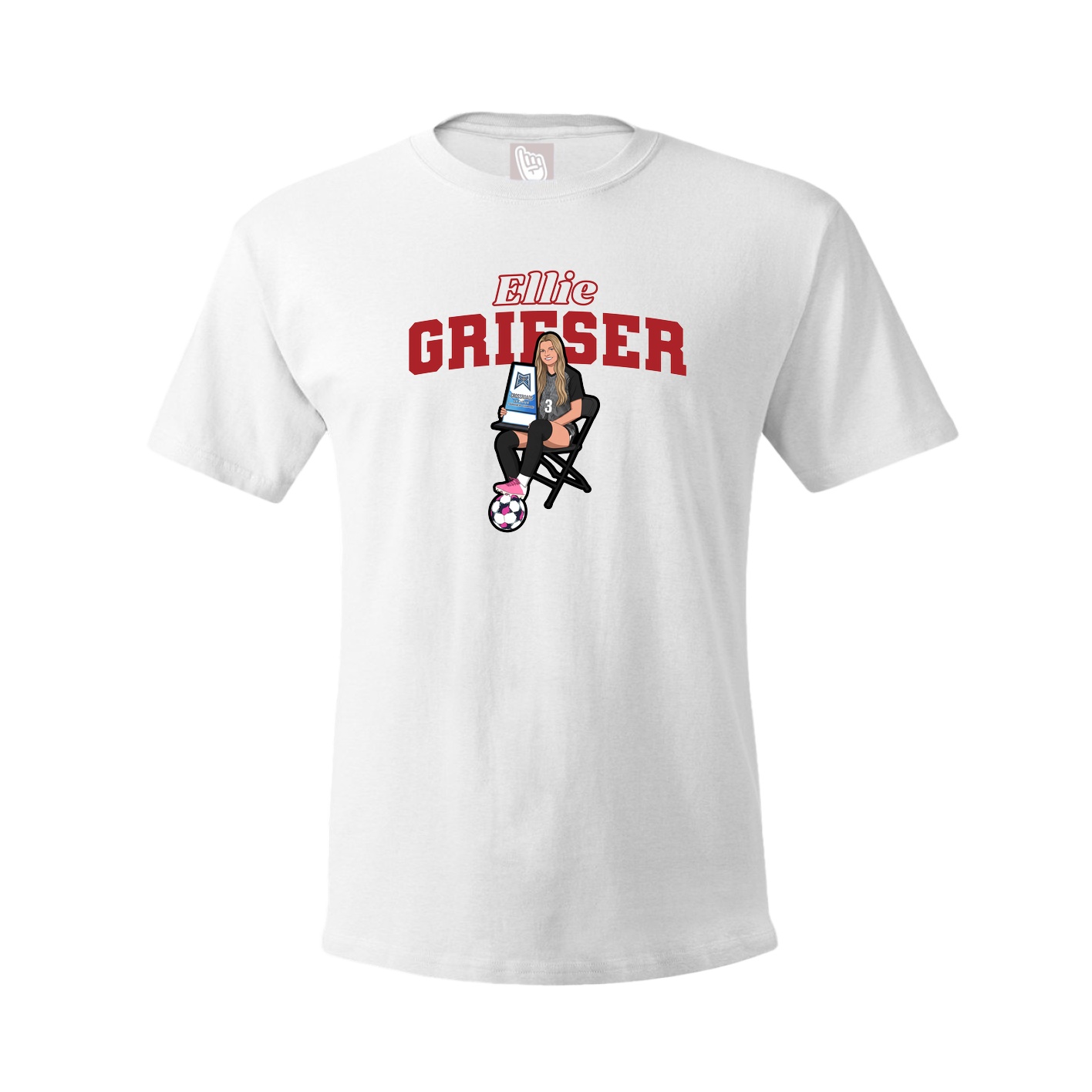 Tee — Name Arch in White