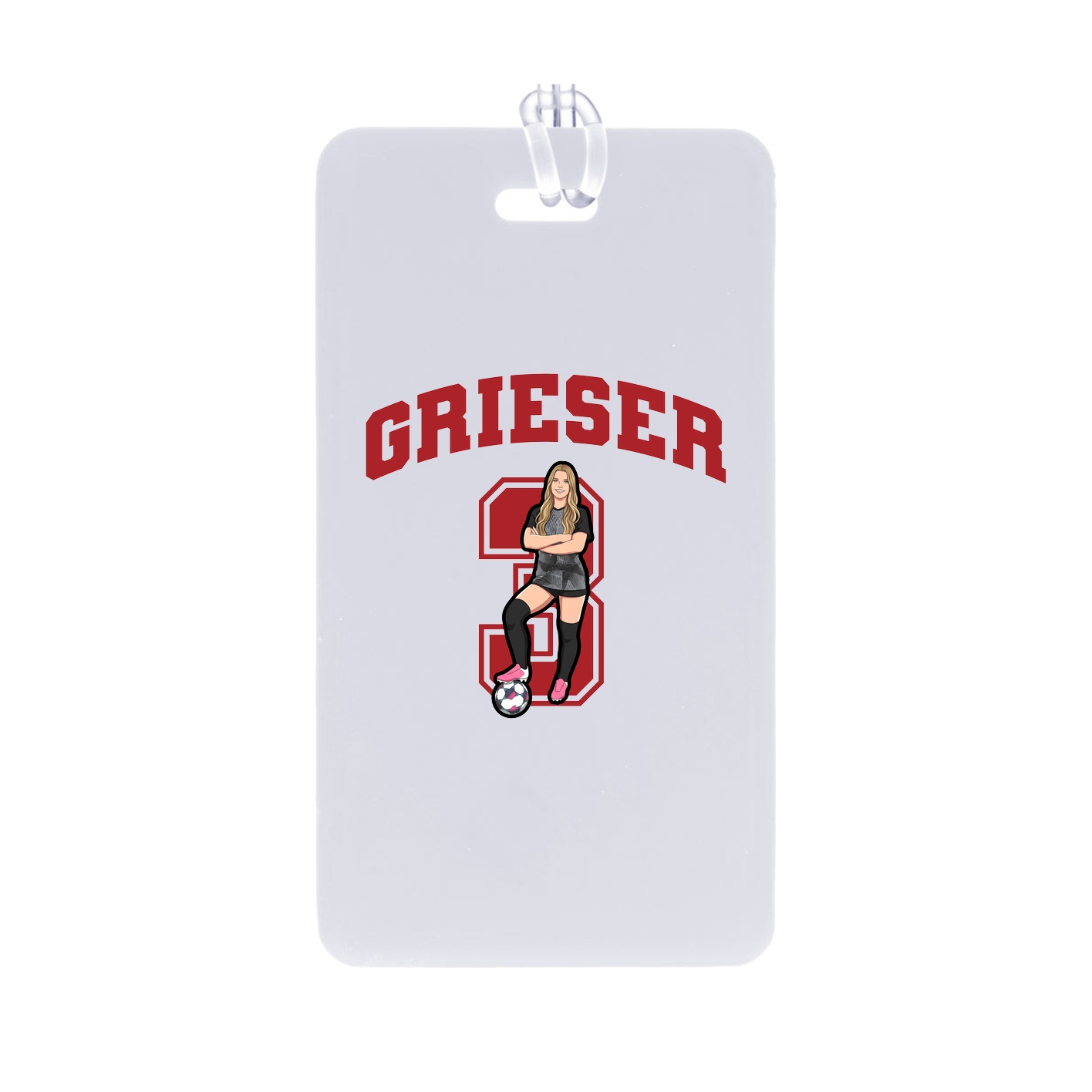 Bag Tag — Number in Classic