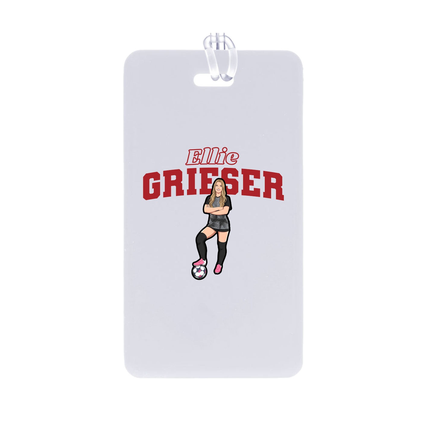 Bag Tag — Name Arch in Classic