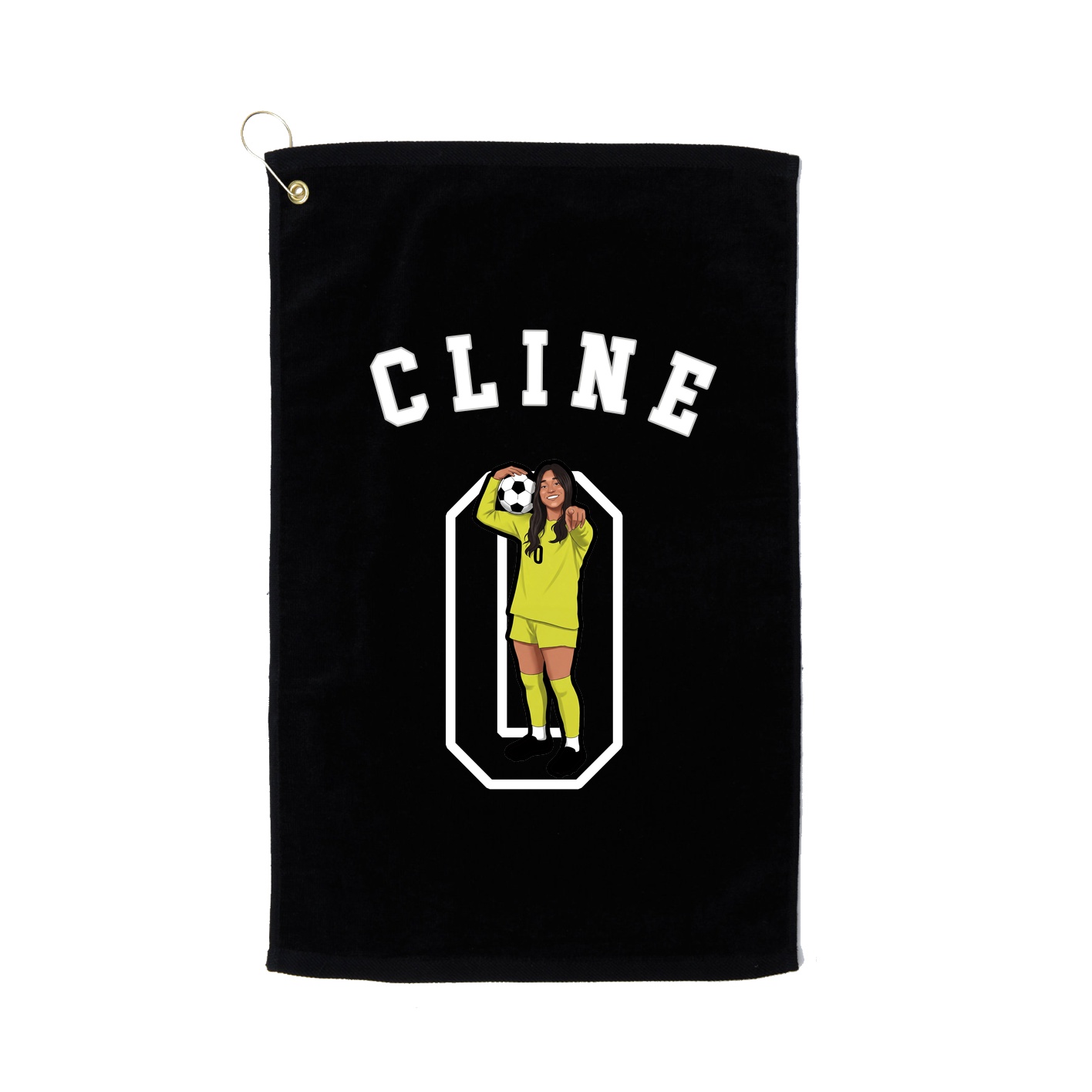 Golf Towel — Shirsey Arch in Black
