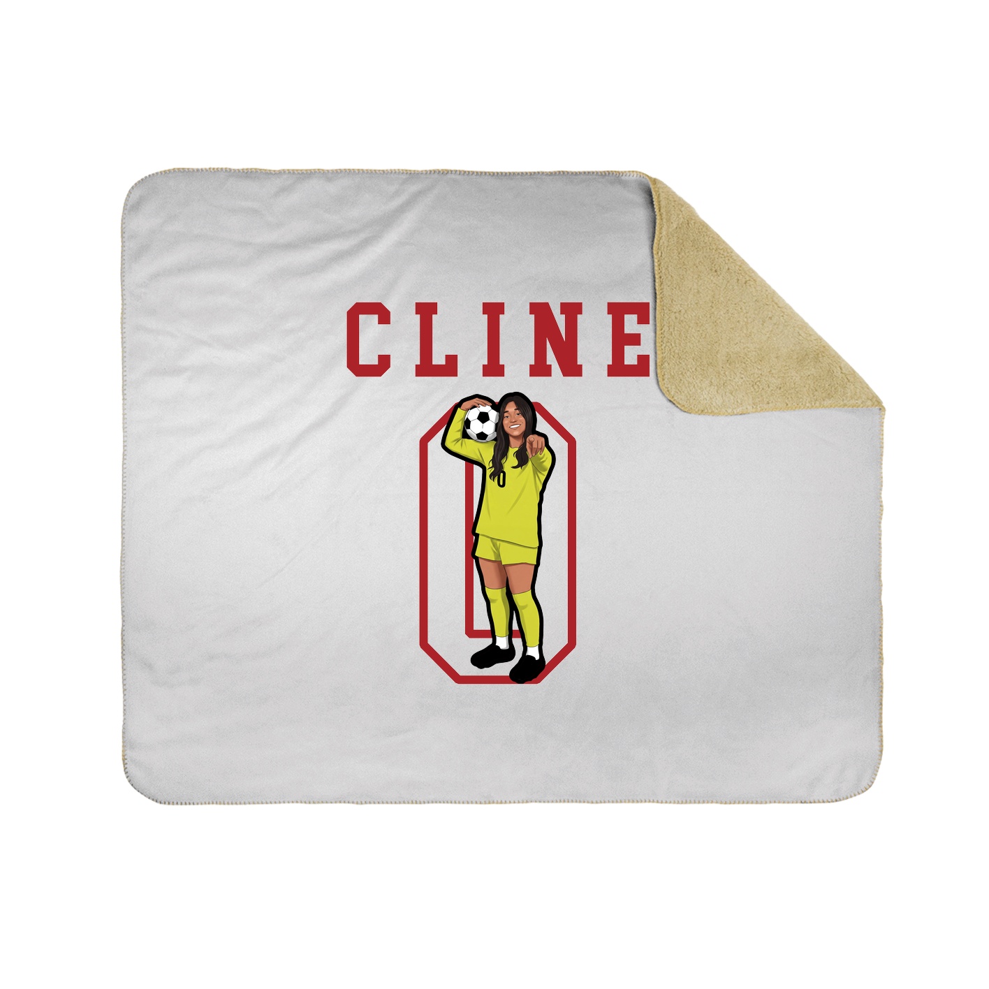 Throw Blanket — Shirsey in White