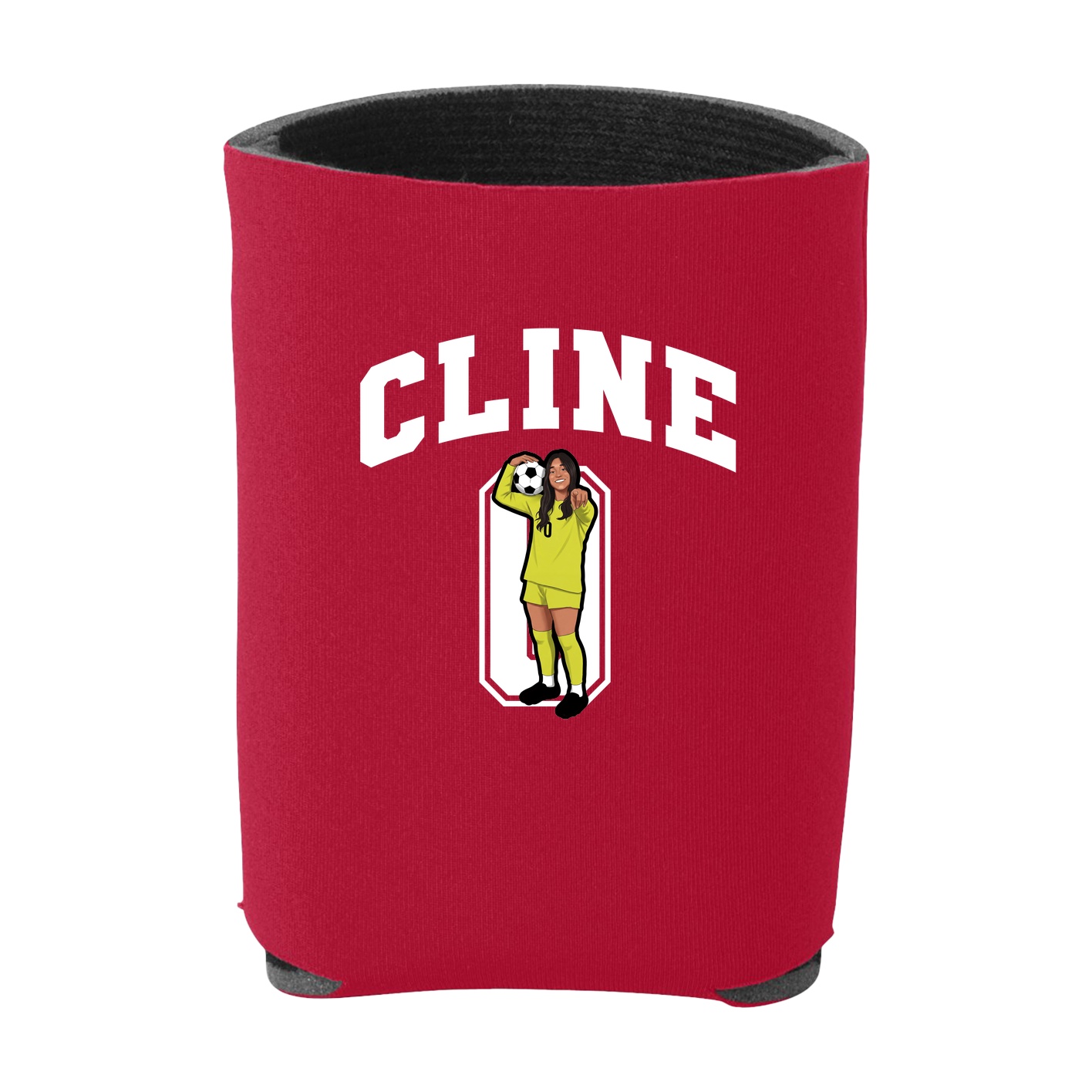 Can Holder — Number in Red