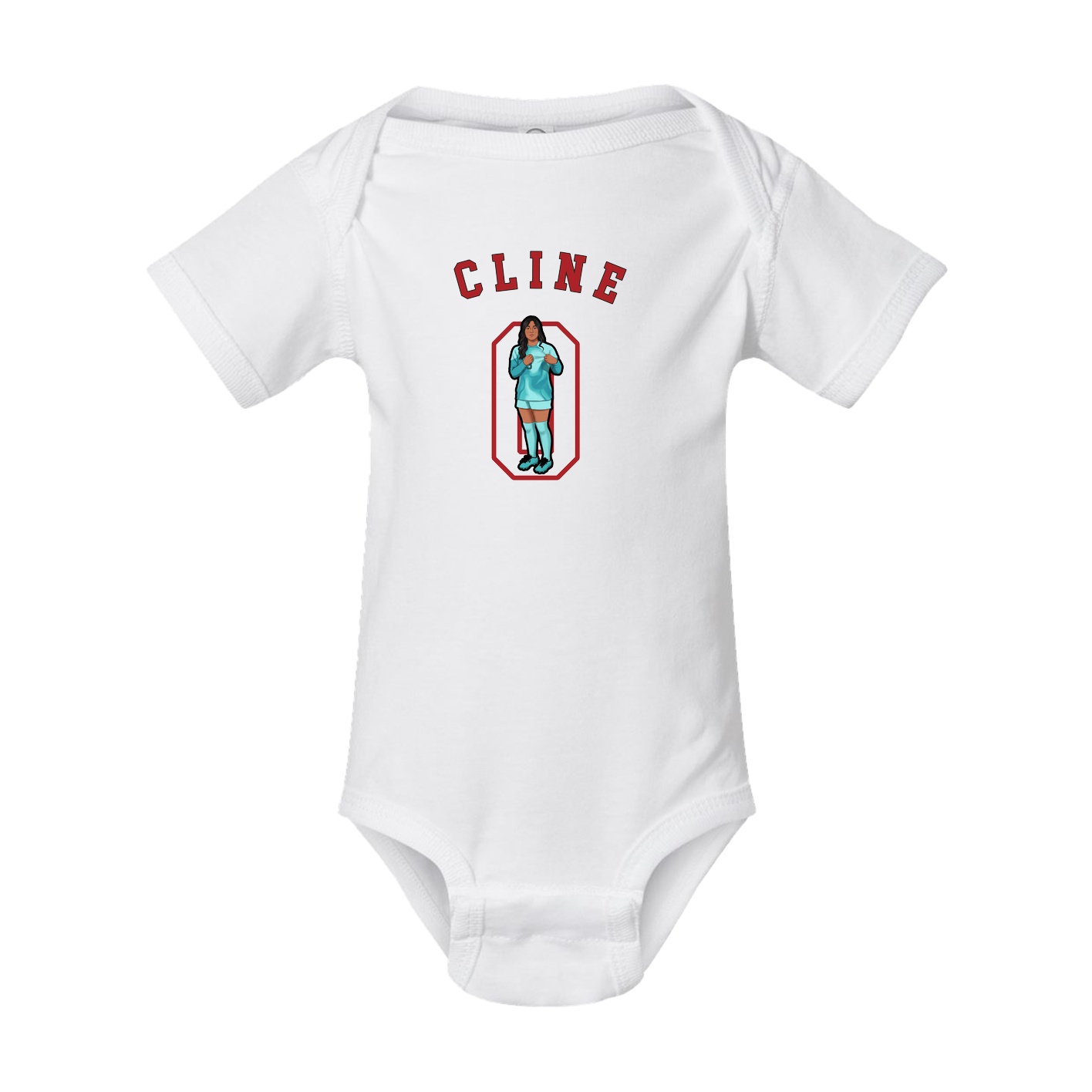 Baby Onesie — Shirsey Arch in White