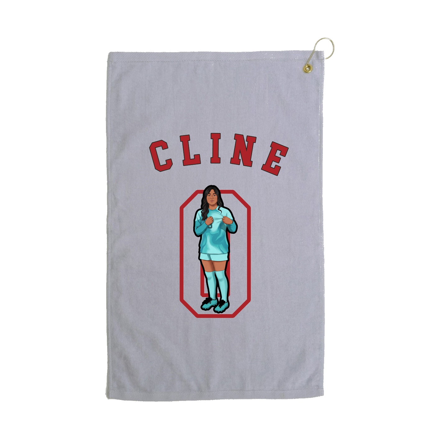 Golf Towel — Shirsey Arch in Grey