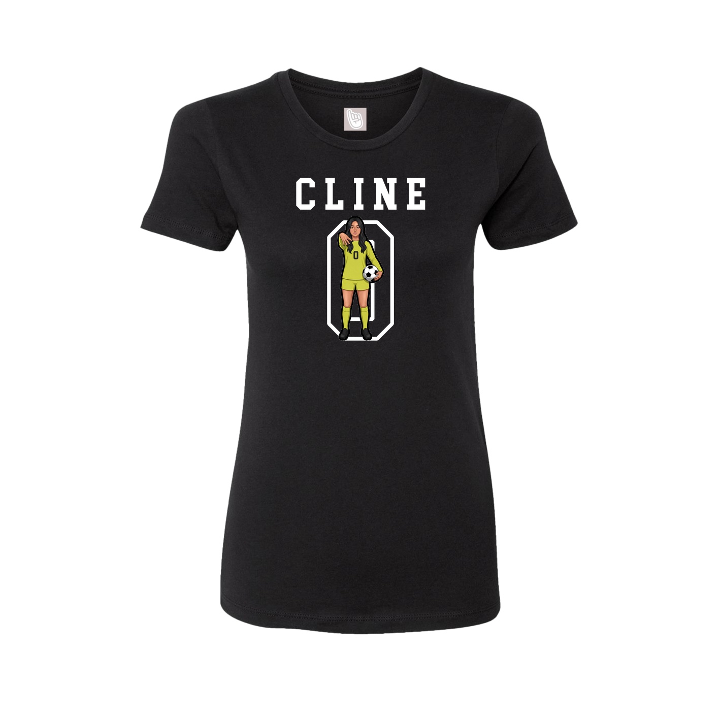 Fitted Women's Tee — Shirsey in Black