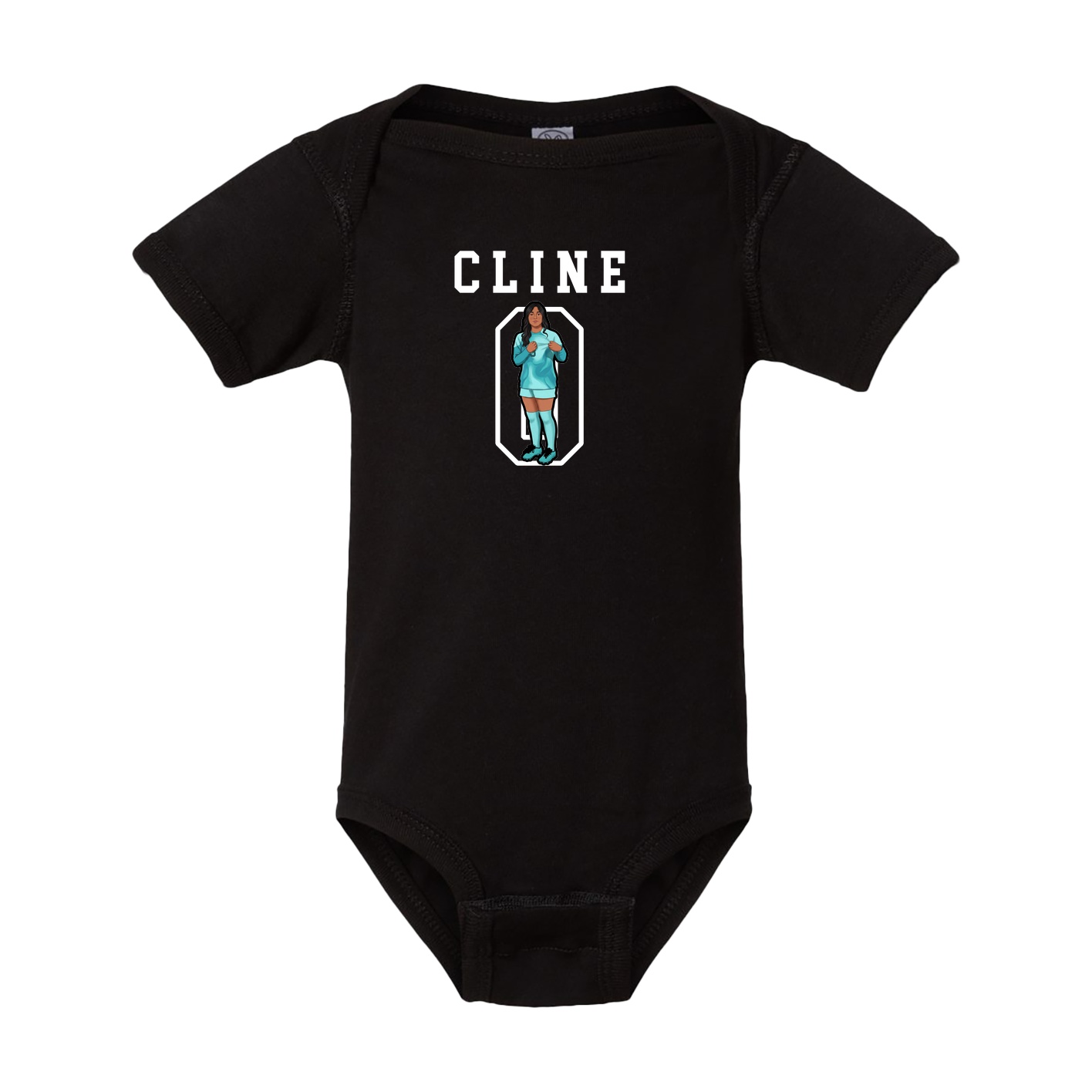 Baby Onesie — Shirsey in Black