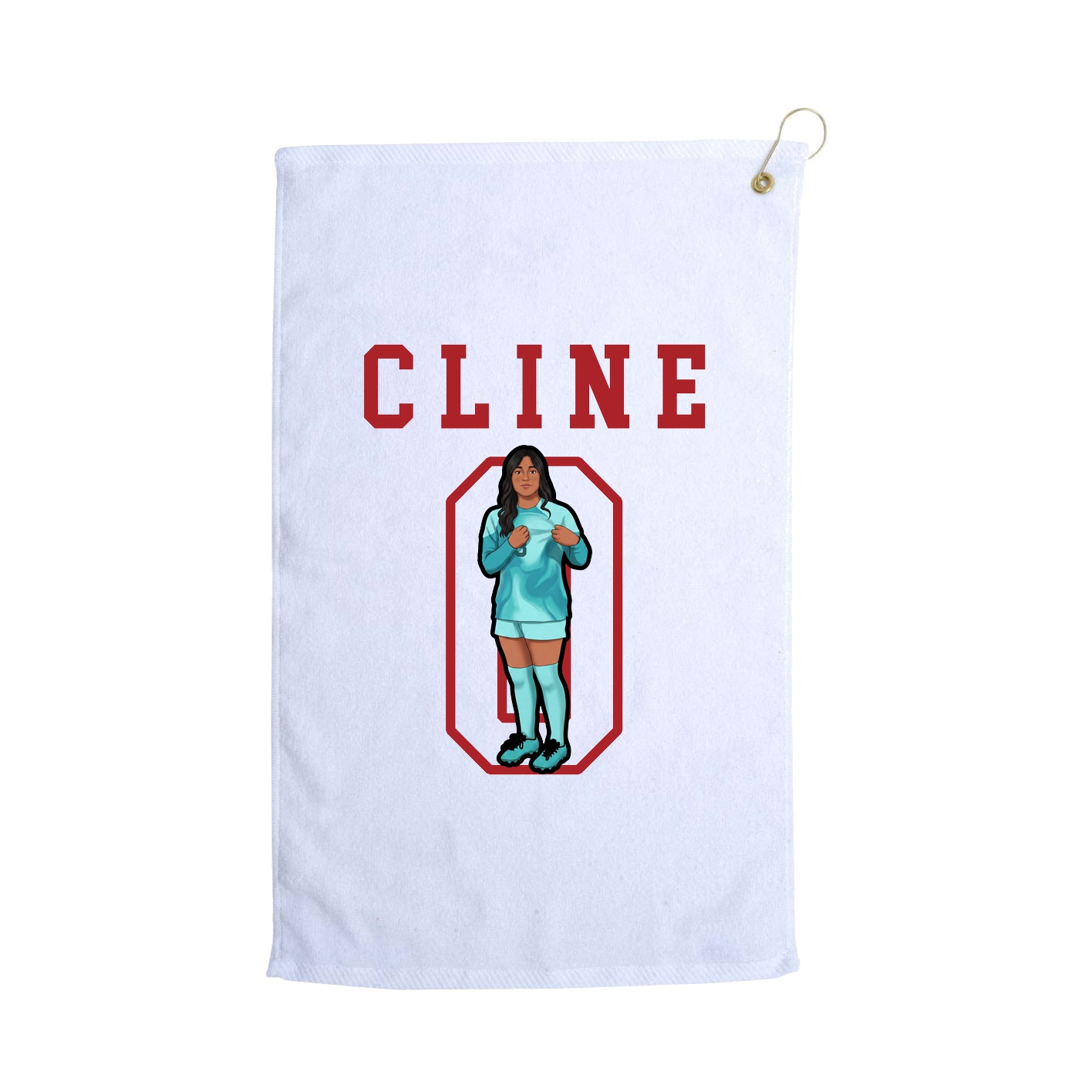 Golf Towel — Shirsey in White