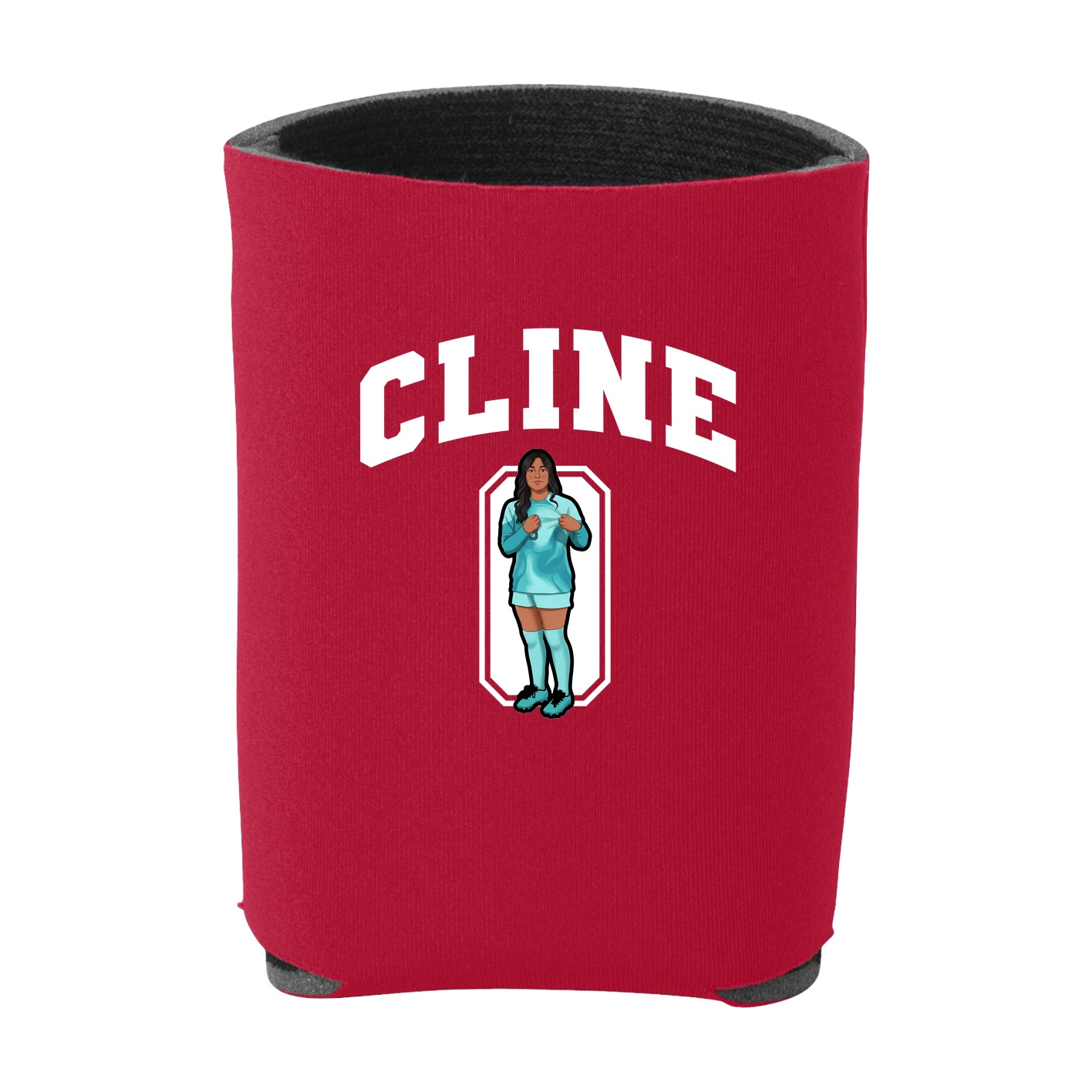 Can Holder — Number in Red