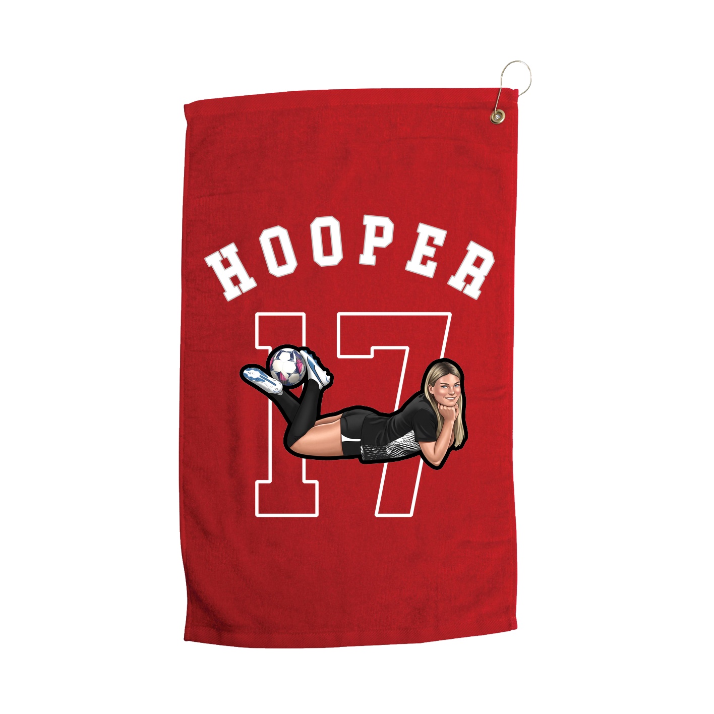 Golf Towel — Shirsey Arch in Red