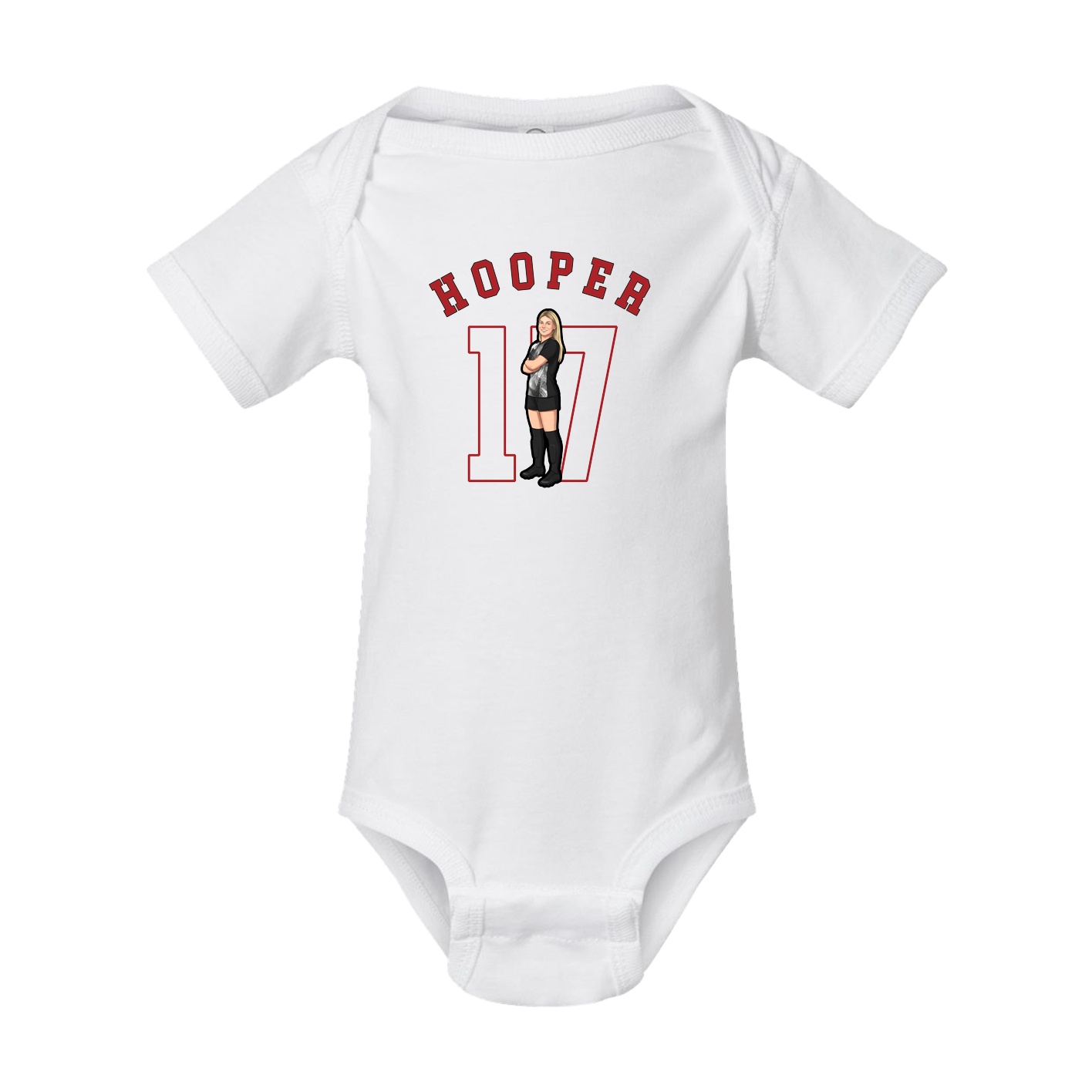 Baby Onesie — Shirsey Arch in White