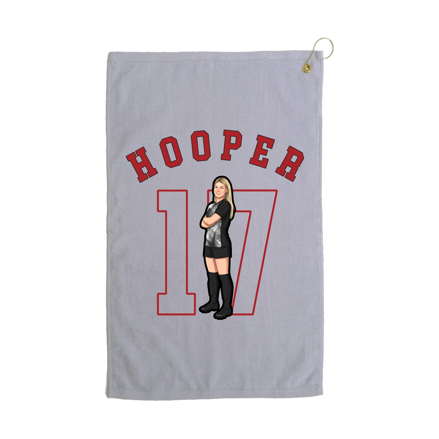 Golf Towel — Shirsey Arch in Grey
