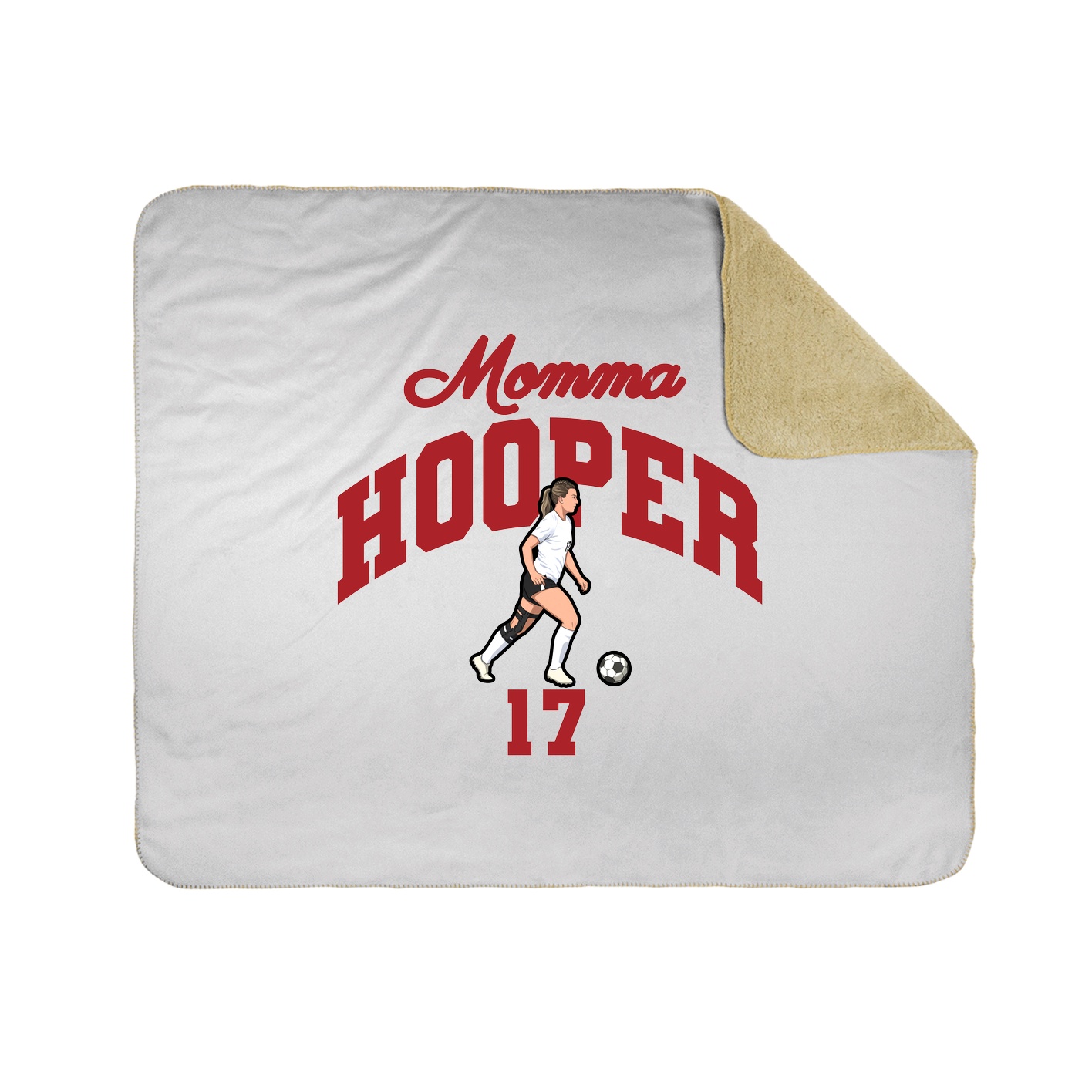 Throw Blanket — Mothers Day Arch in White
