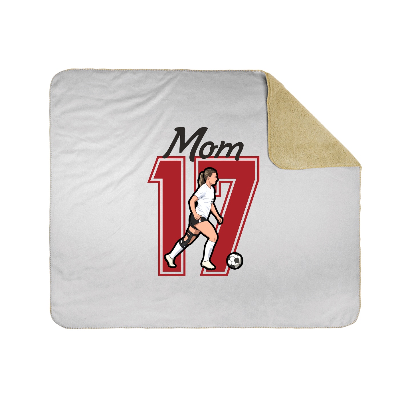Throw Blanket — Mothers Day Shirsey in White