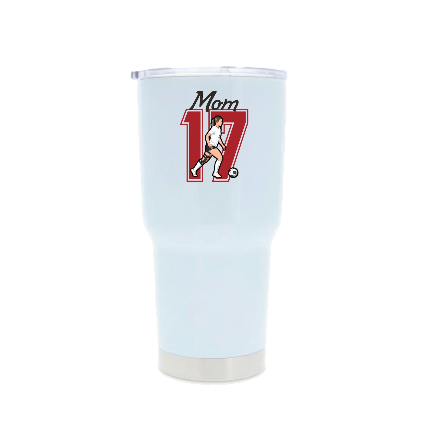 30oz Stainless Steel Tumbler — Mothers Day Shirsey in White