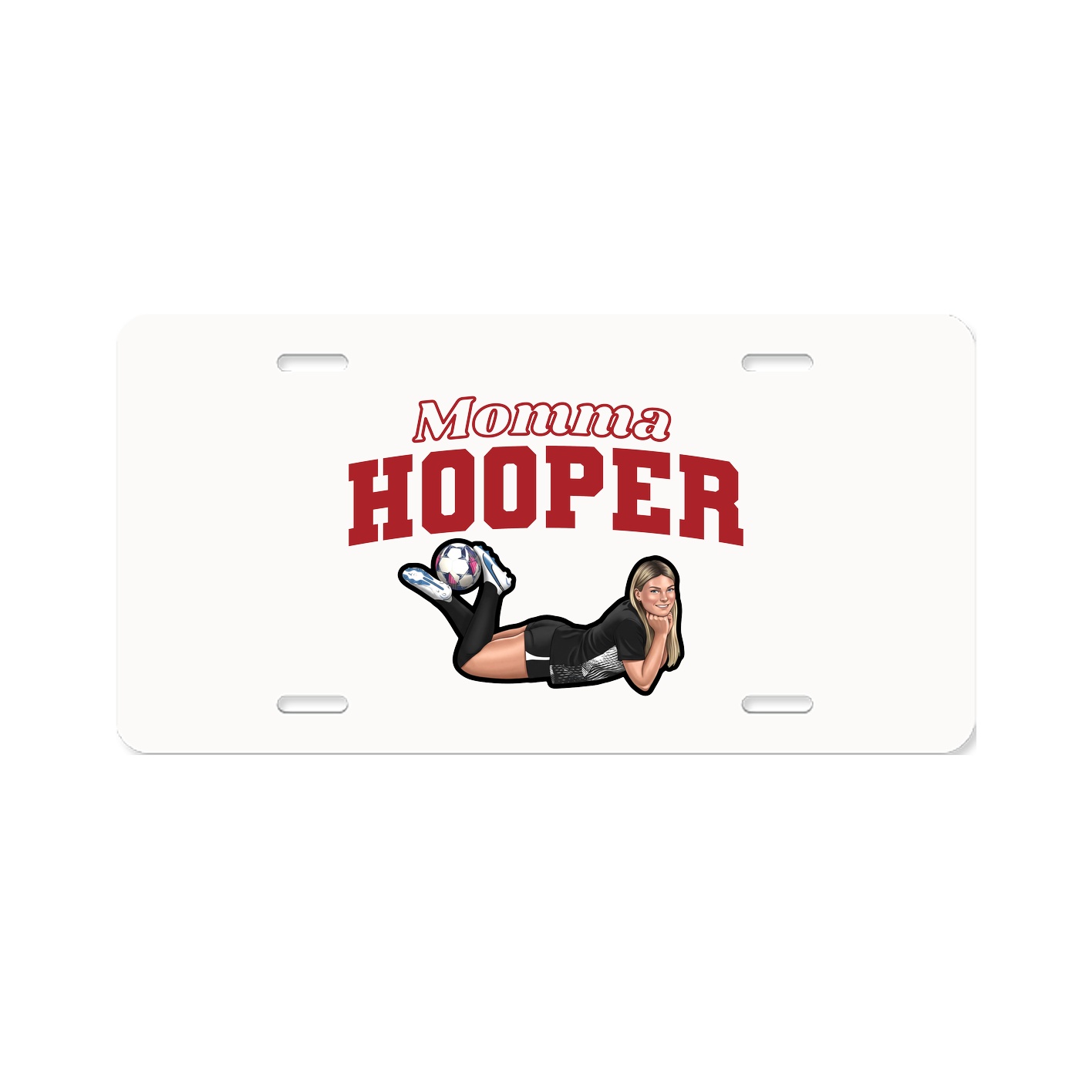 License Plate — Mothers Day Block in Classic