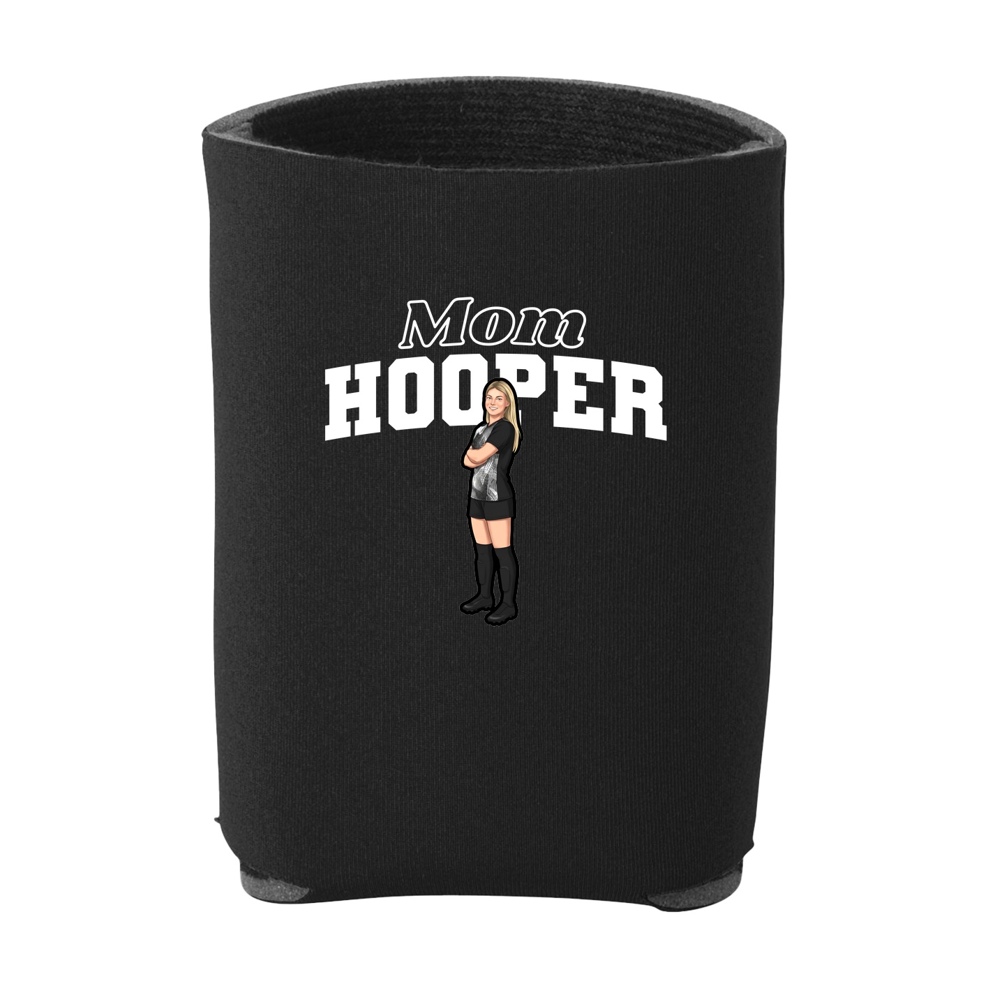 Can Holder — Mothers Day Block in Black