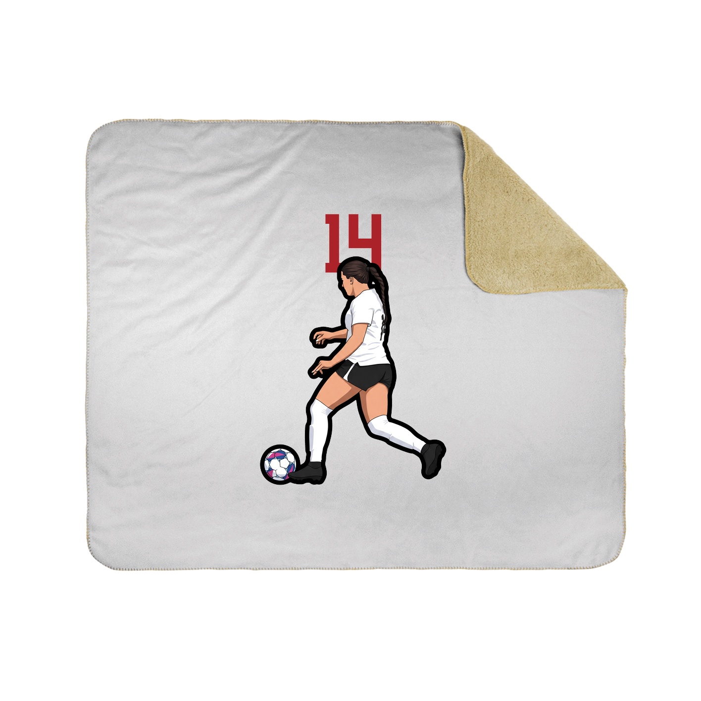 50x60 Sherpa Lined Throw Blanket