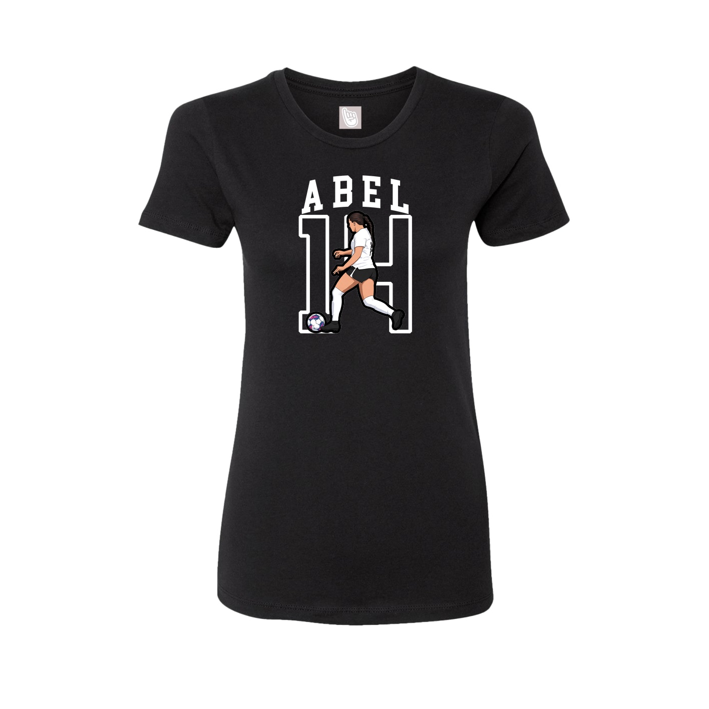 Fitted Women's Tee — Shirsey in Black