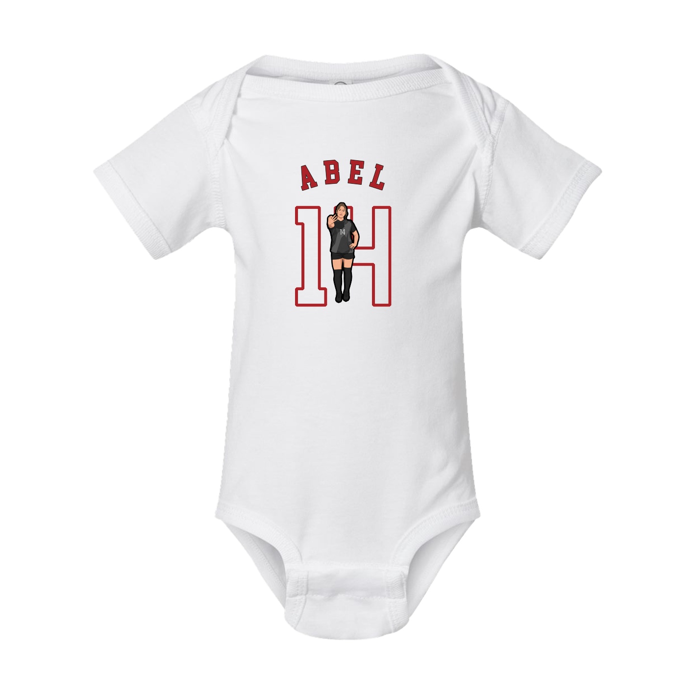 Baby Onesie — Shirsey Arch in White