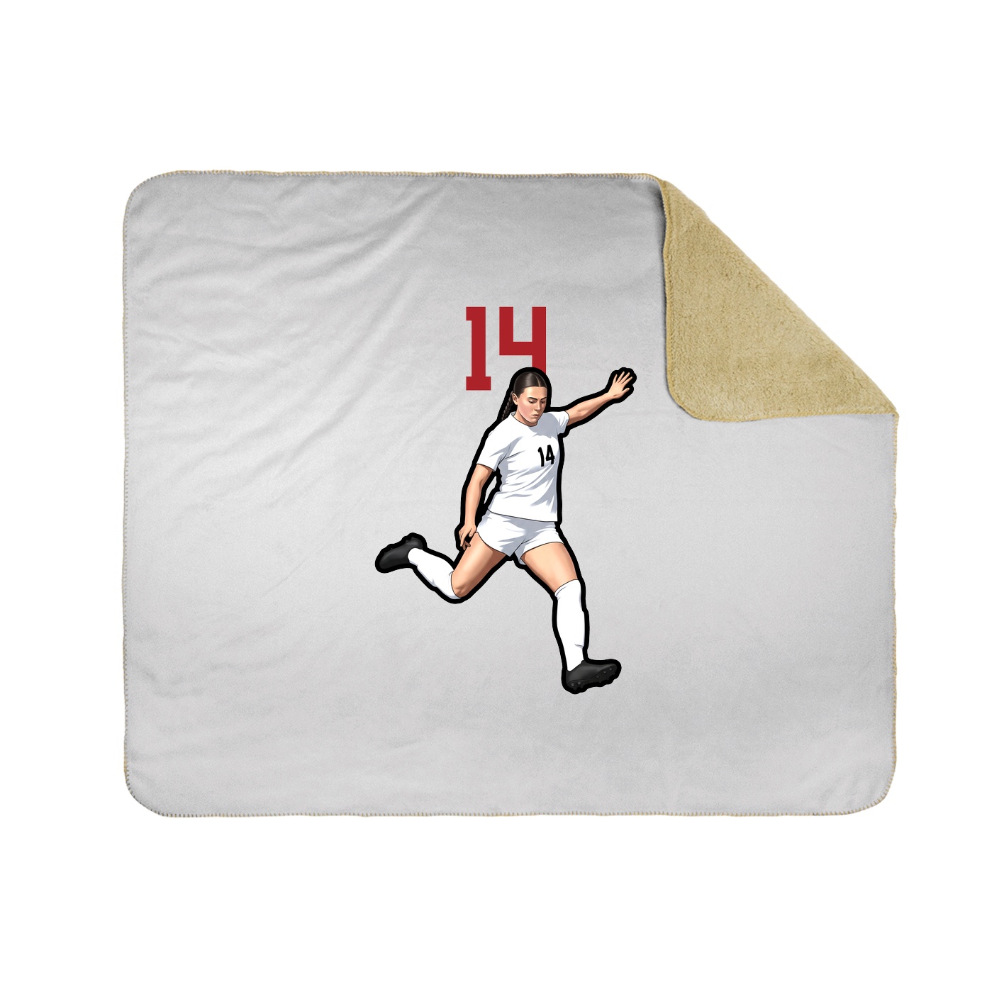 50x60 Sherpa Lined Throw Blanket