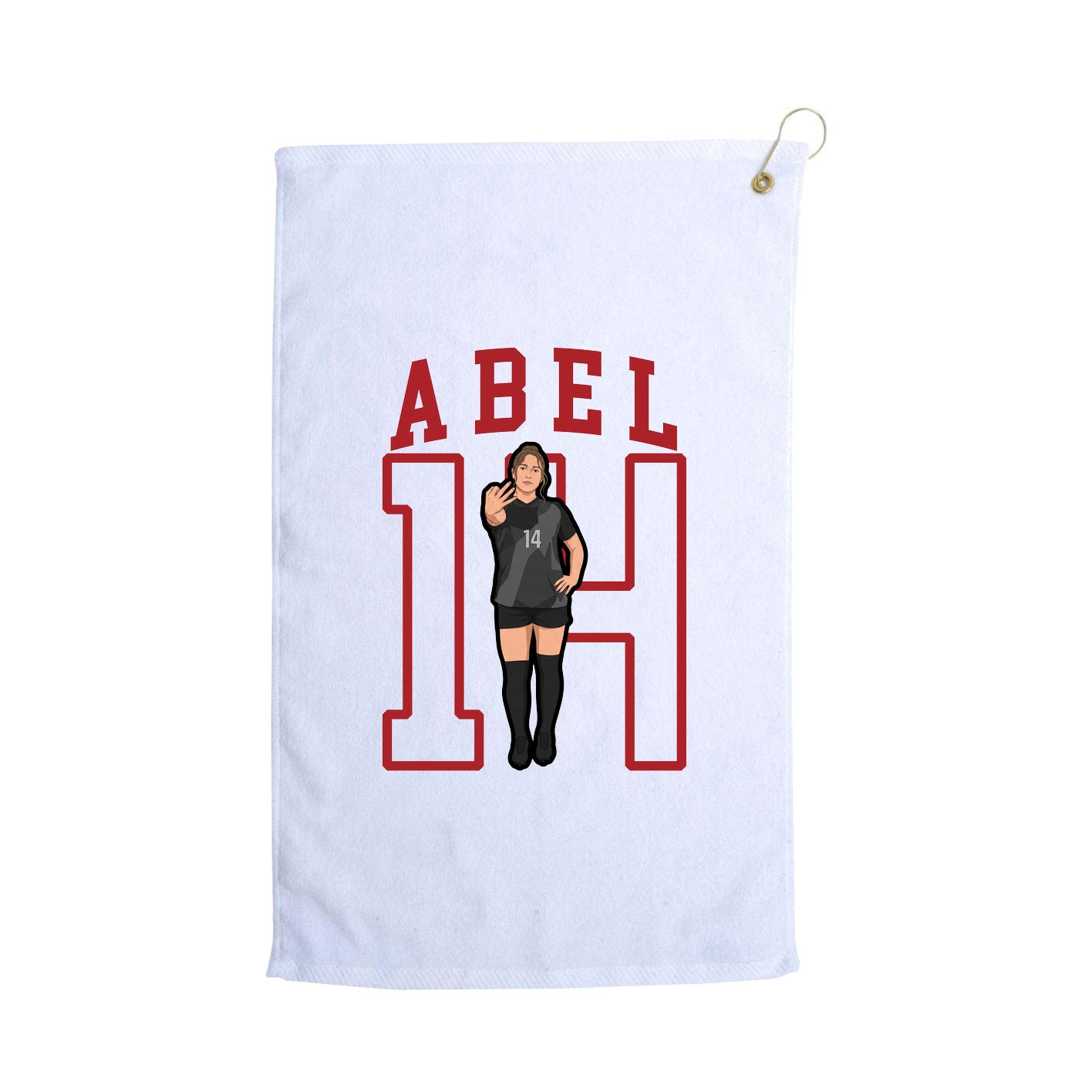 Golf Towel — Shirsey in White
