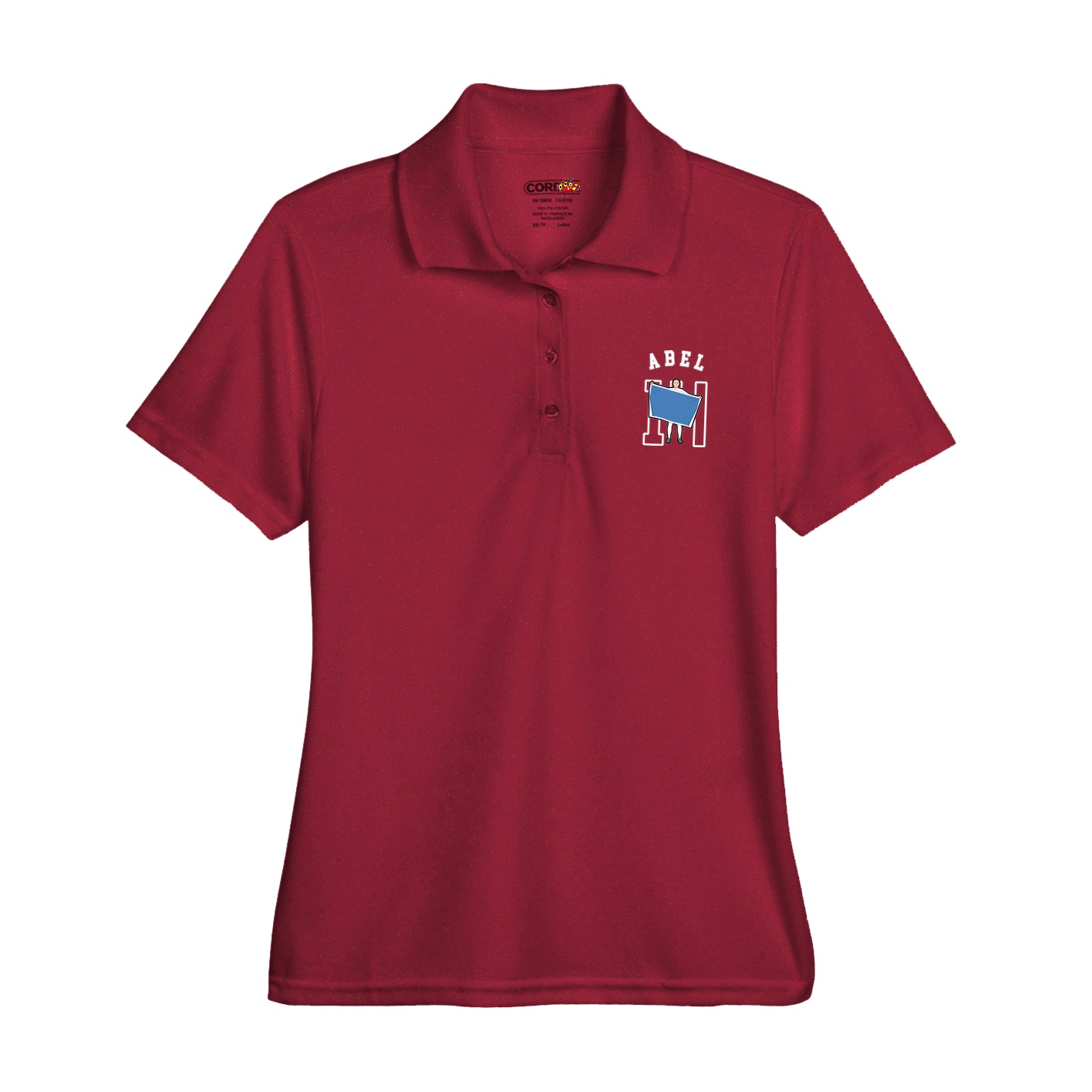 Womens Performance Polo — Shirsey Arch in Red