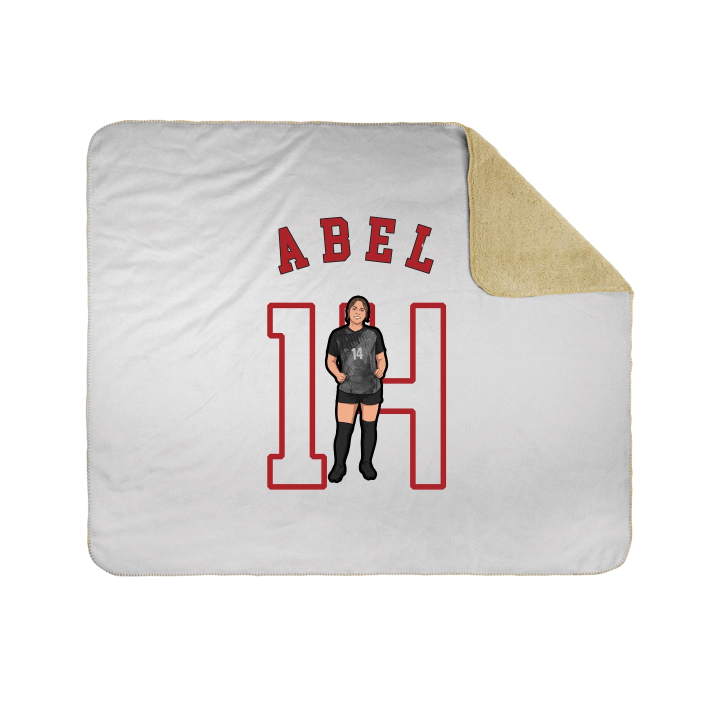 50x60 Sherpa Lined Throw Blanket