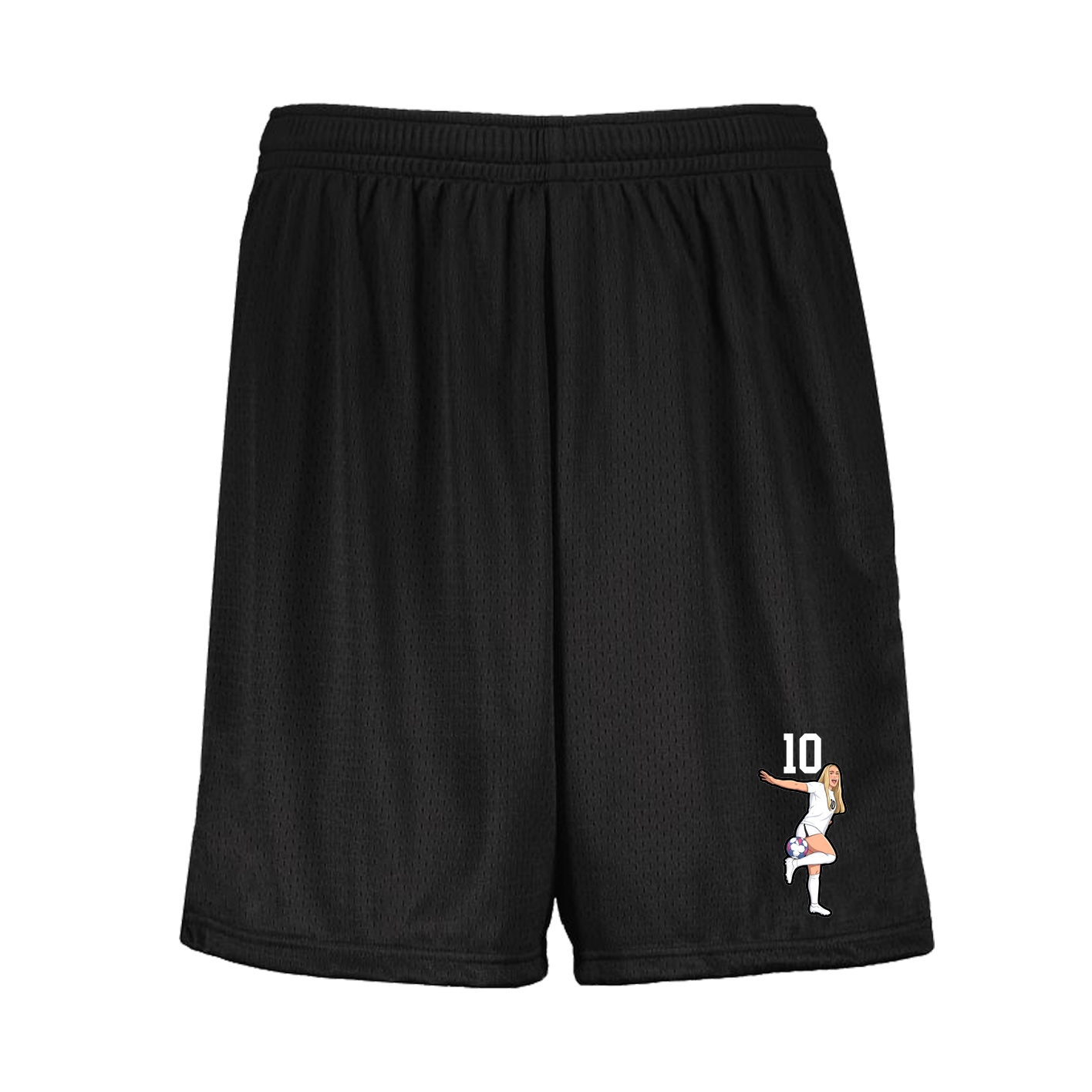 Shorts — Number Top in Black