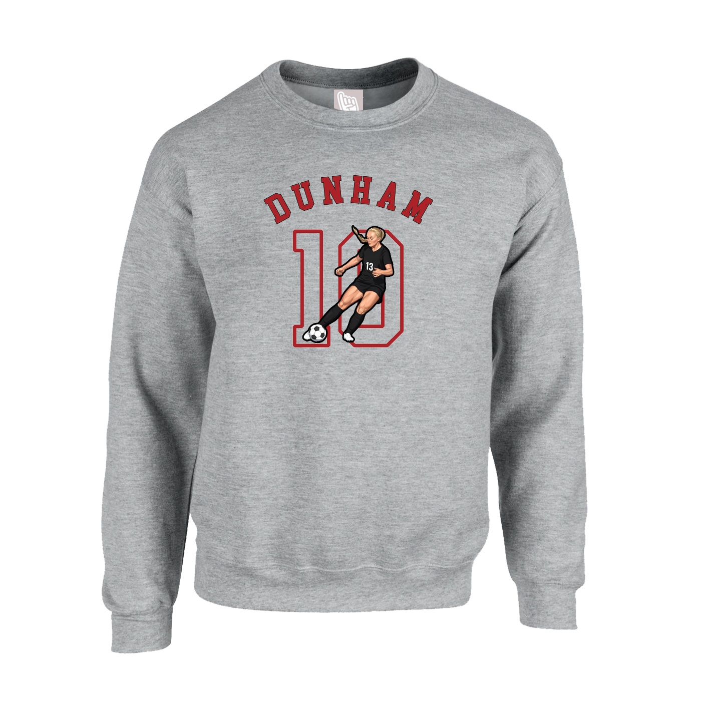 Fleece Crew — Shirsey Arch in Grey