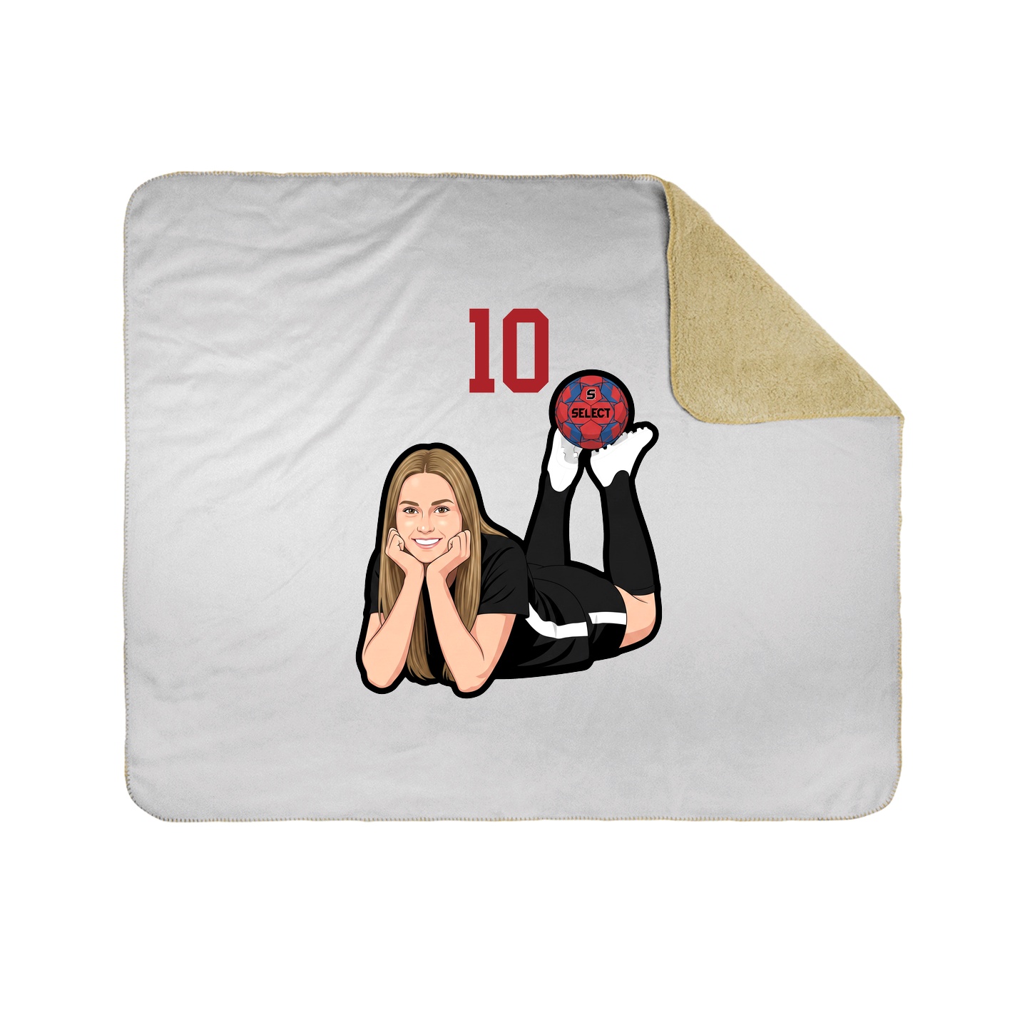 50x60 Sherpa Lined Throw Blanket