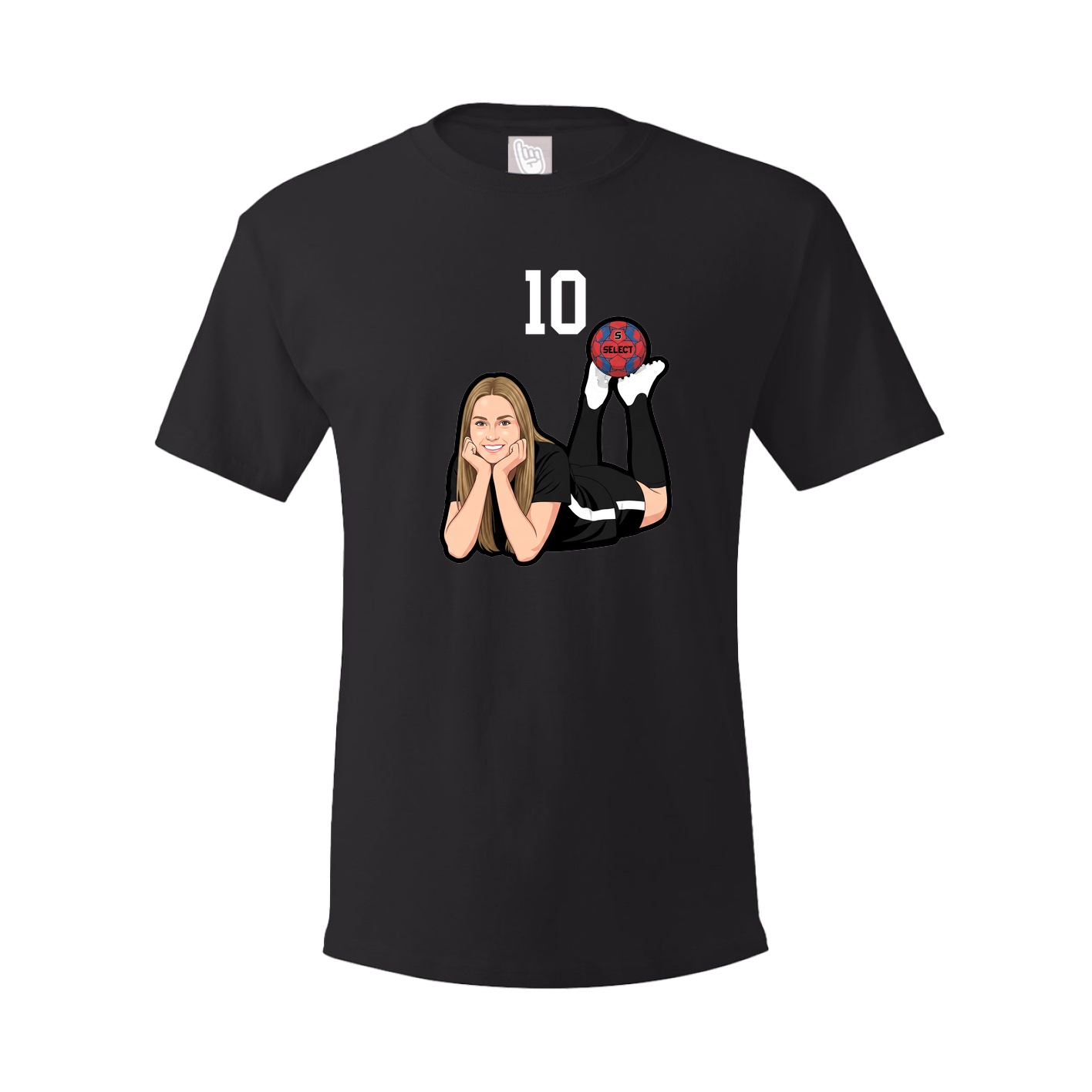 Tee — Number Top in Black
