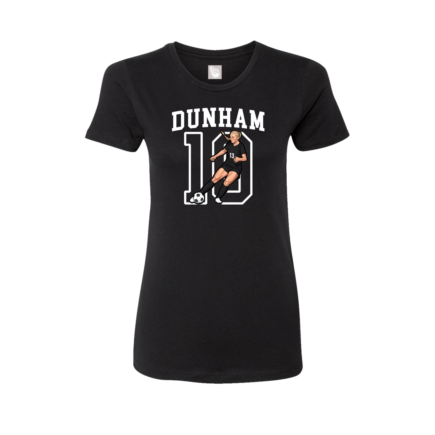 Fitted Women's Tee — Shirsey in Black