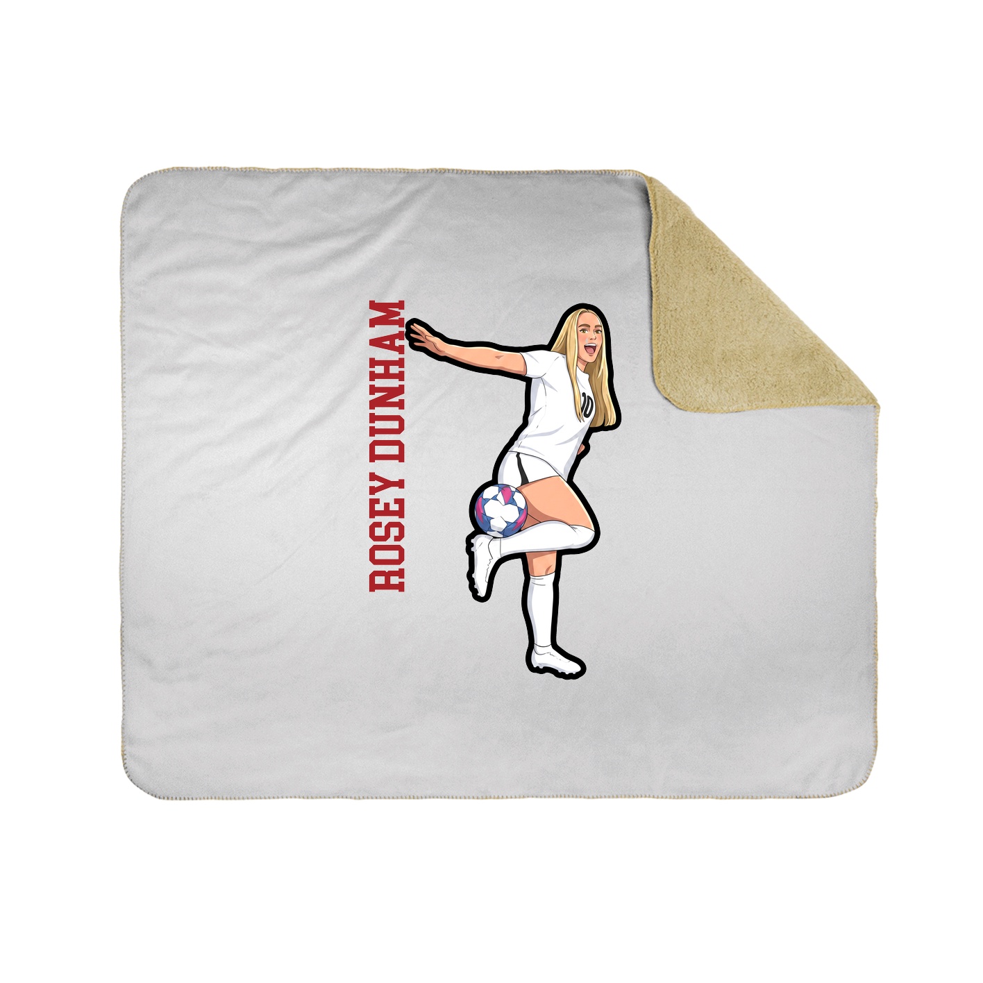 50x60 Sherpa Lined Throw Blanket