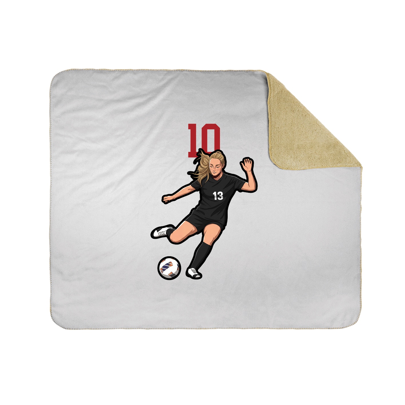 50x60 Sherpa Lined Throw Blanket