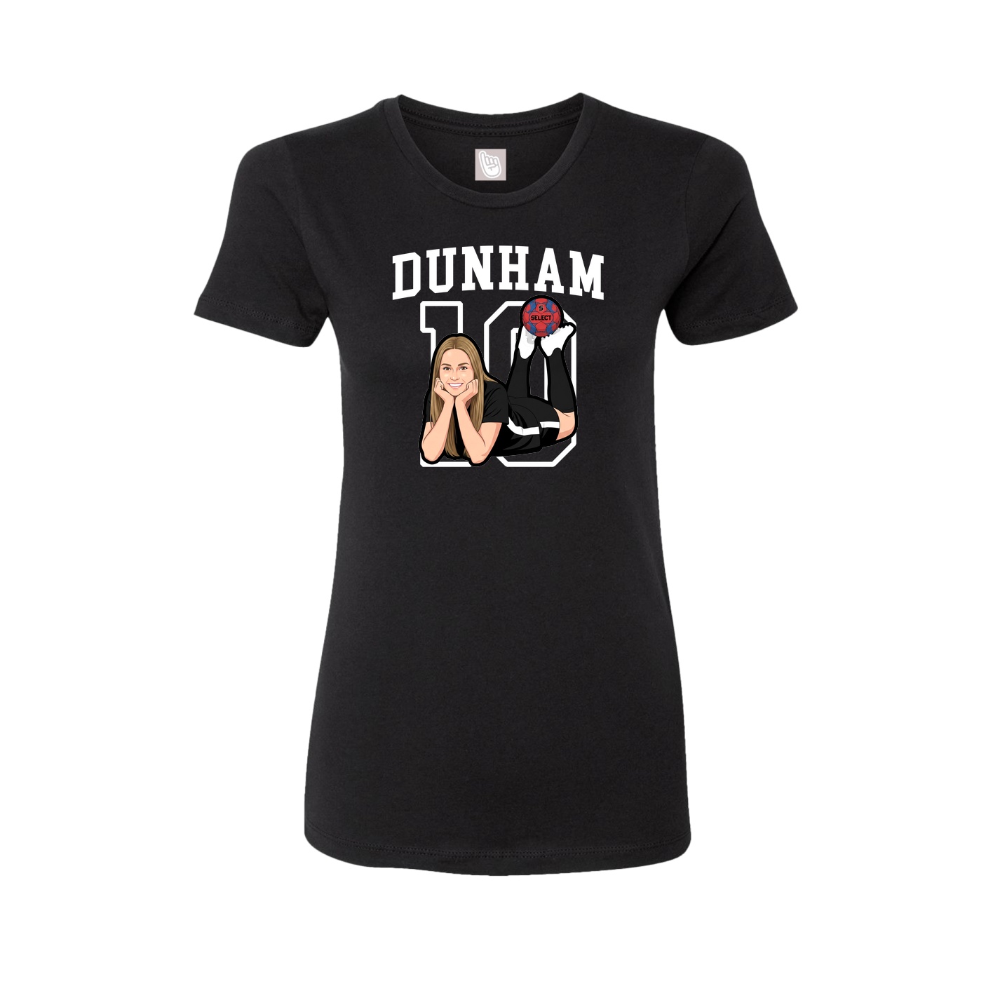 Fitted Women's Tee — Shirsey in Black