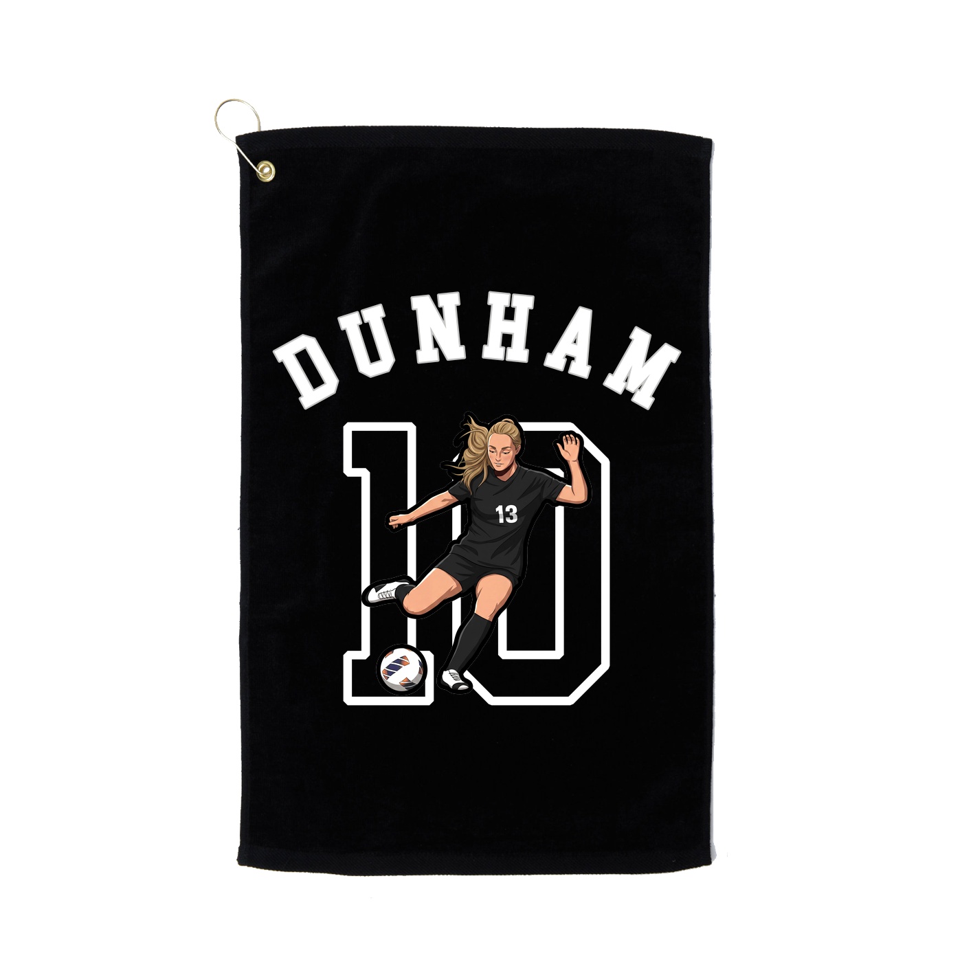 Golf Towel — Shirsey Arch in Black