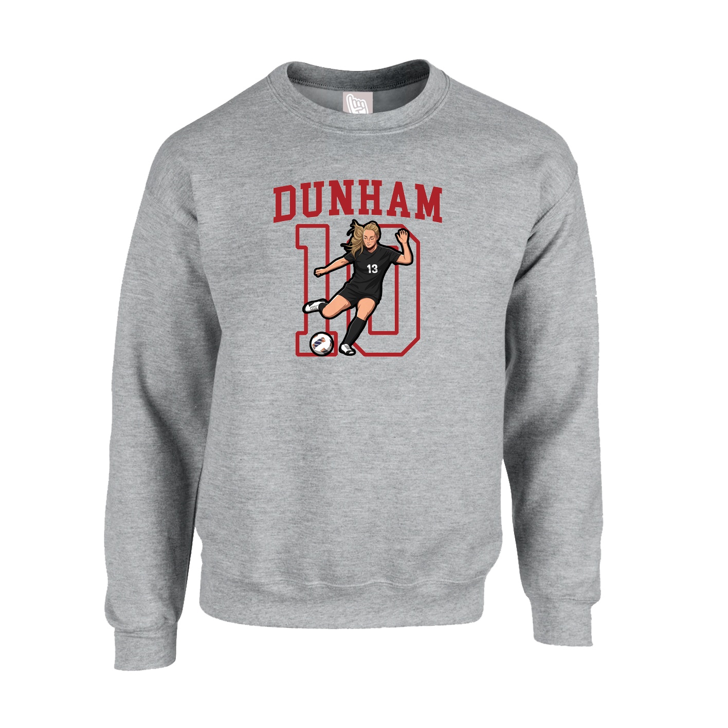 Fleece Crew — Shirsey in Grey
