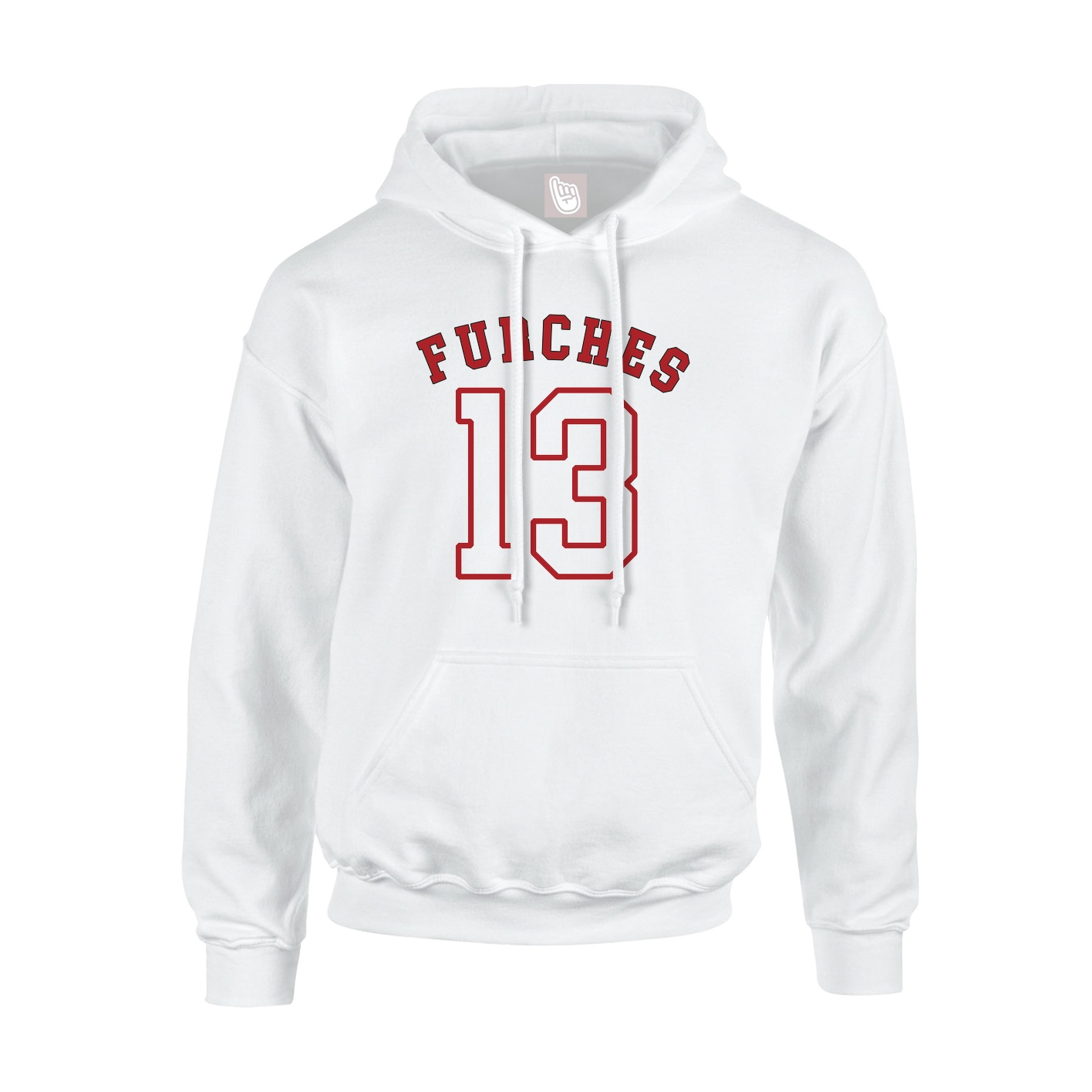 Hoodie — Shirsey Arch in White