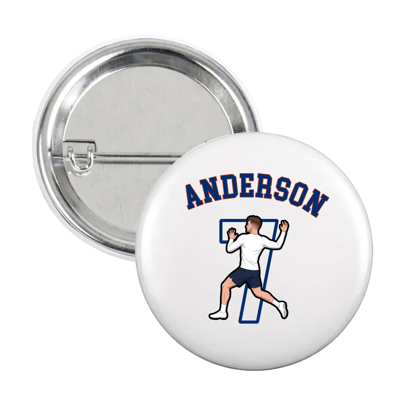Game Day Button — Shirsey Arch in White