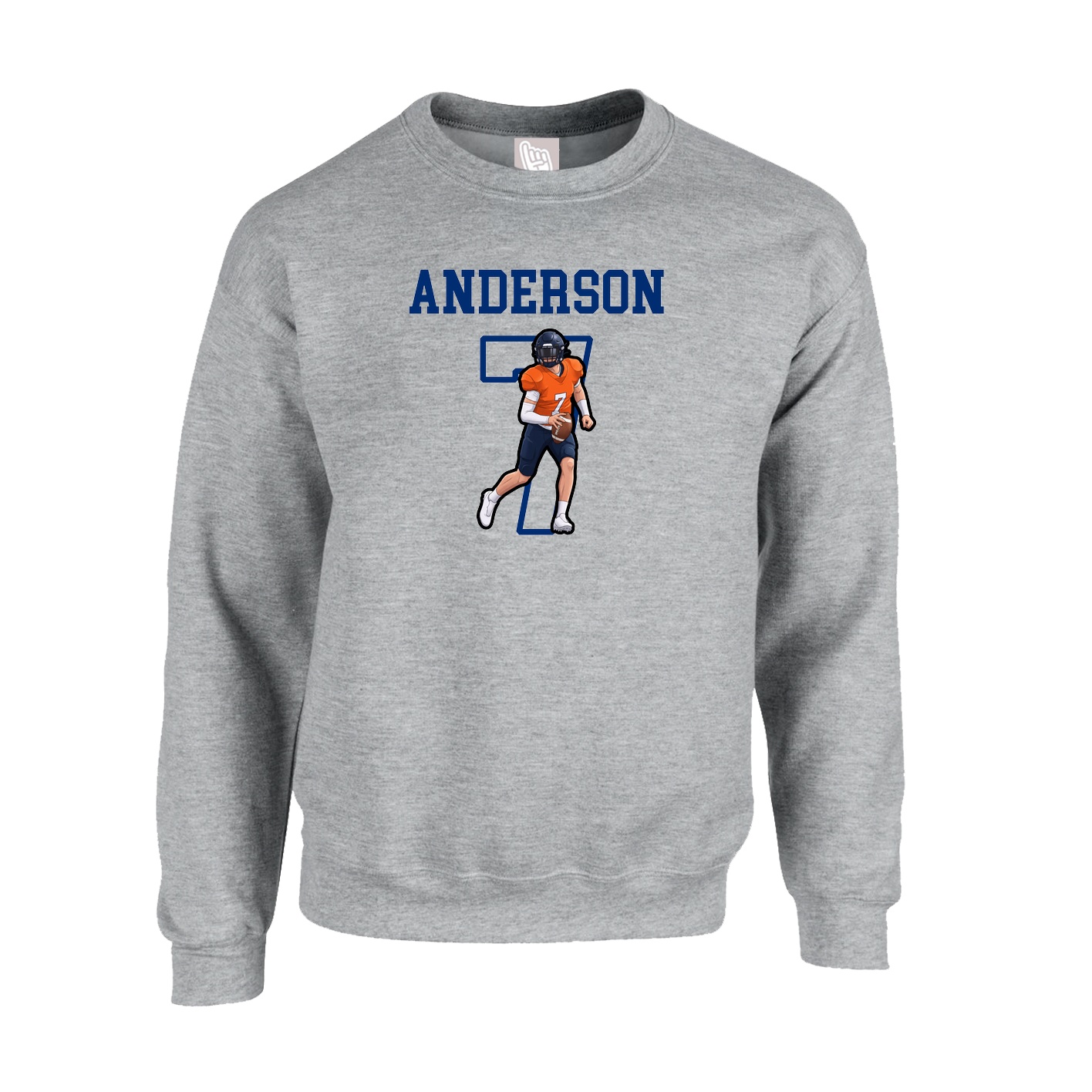 Fleece Crew — Shirsey in Grey